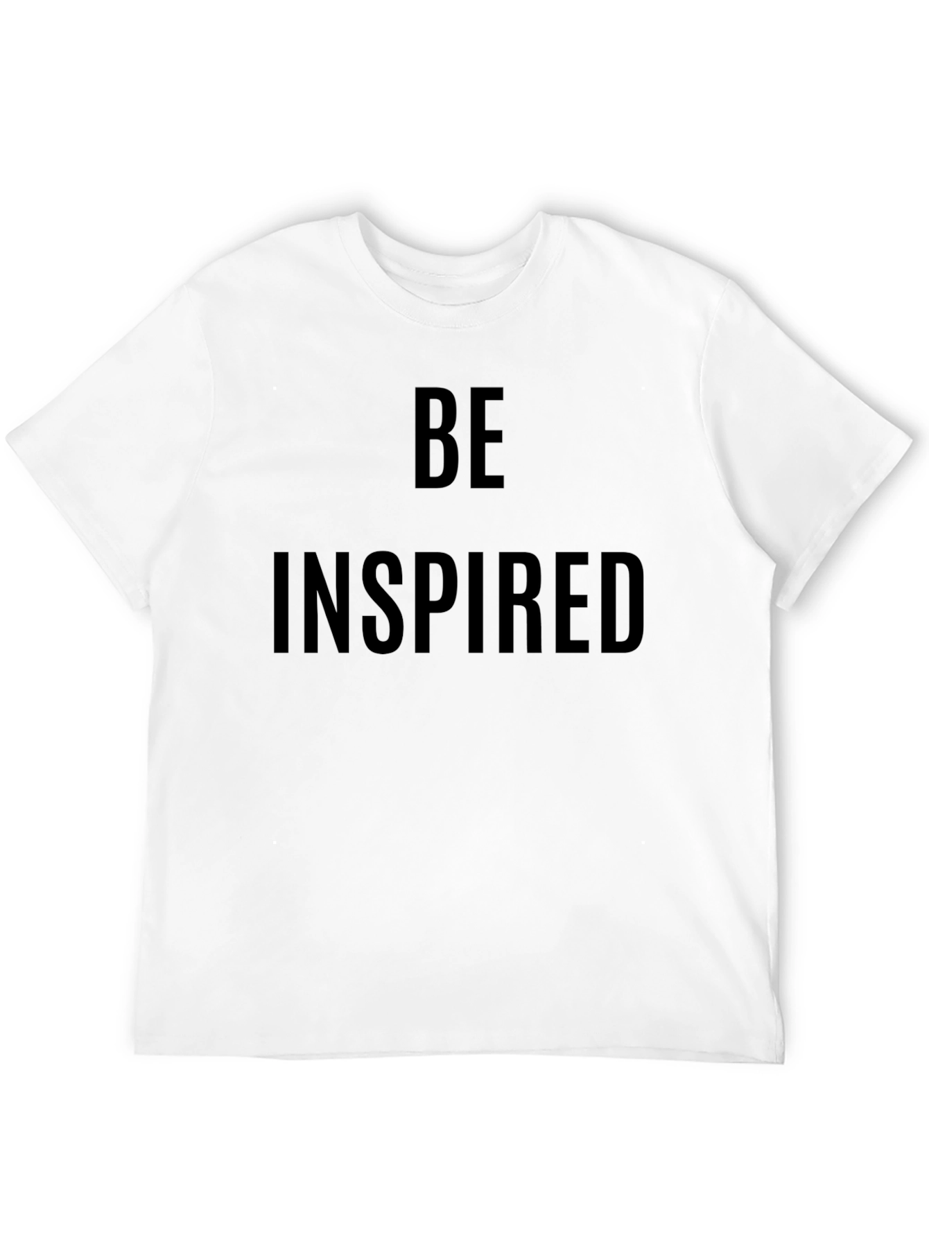 Be Inspired Black Graphic T-Shirt