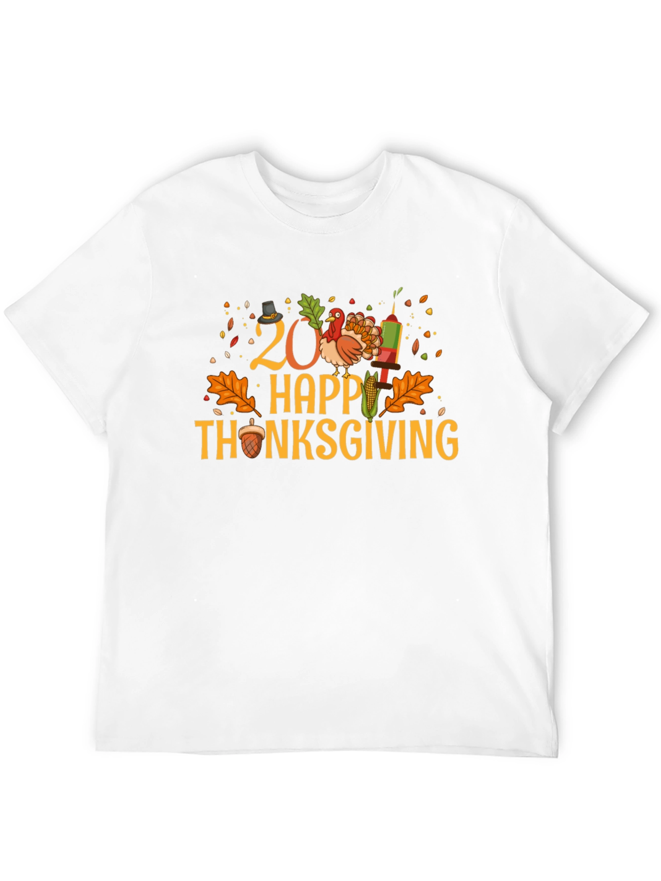 Happy Thanksgiving T-Shirt - Festive Holiday Tee