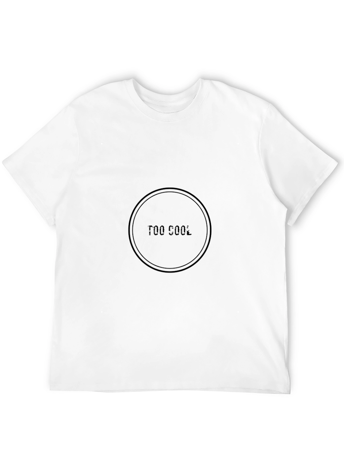 Cool Mens Black Graphic Tee - Too Cool
