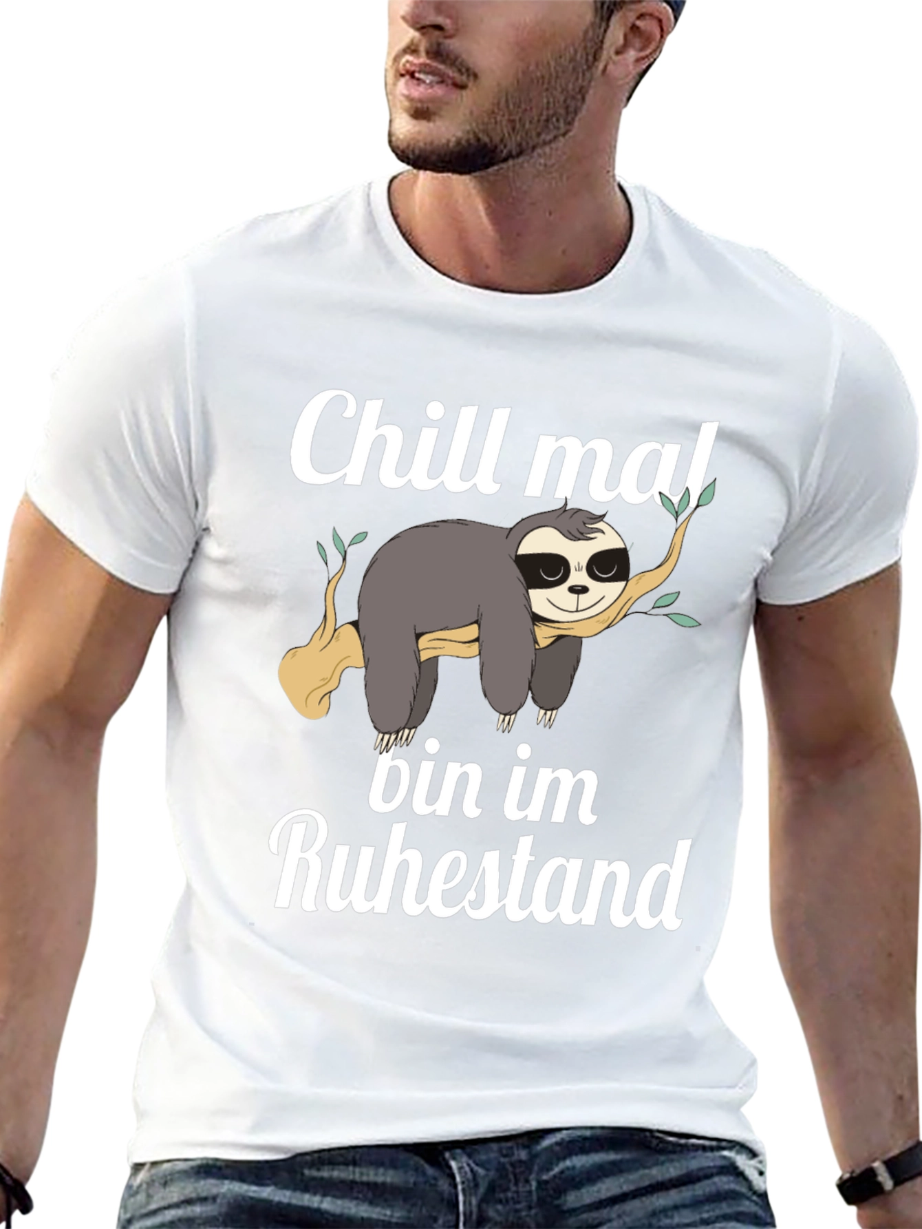 Chill Mal Bin Im Ruhestand Sloth T-Shirt