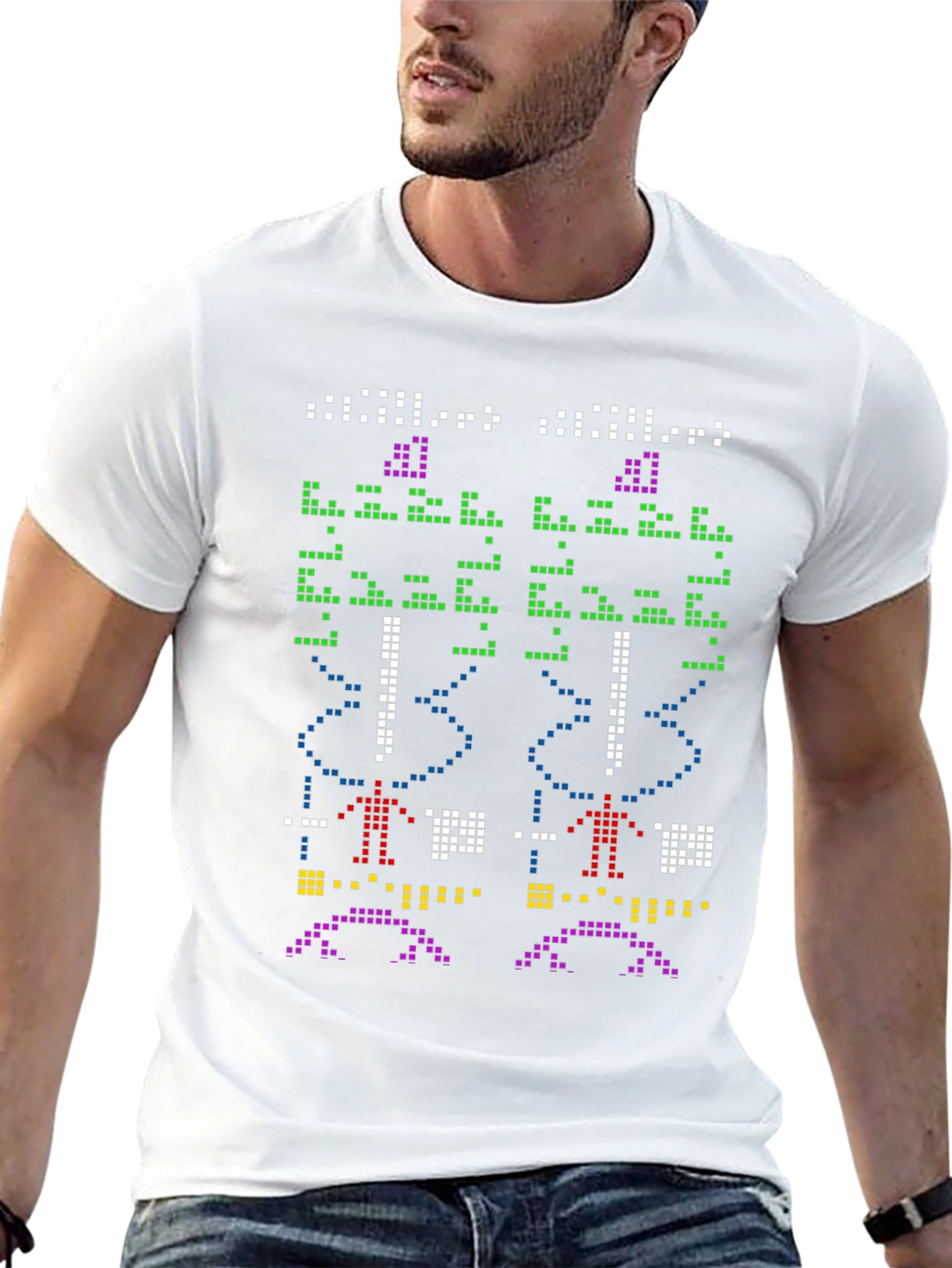 Pixel Art Black T-Shirt