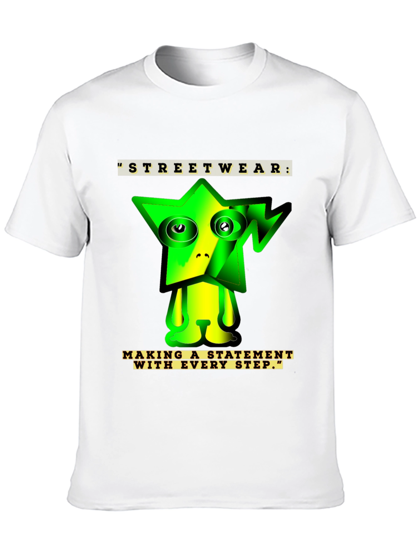 Streetwear Star Graphic T-Shirt