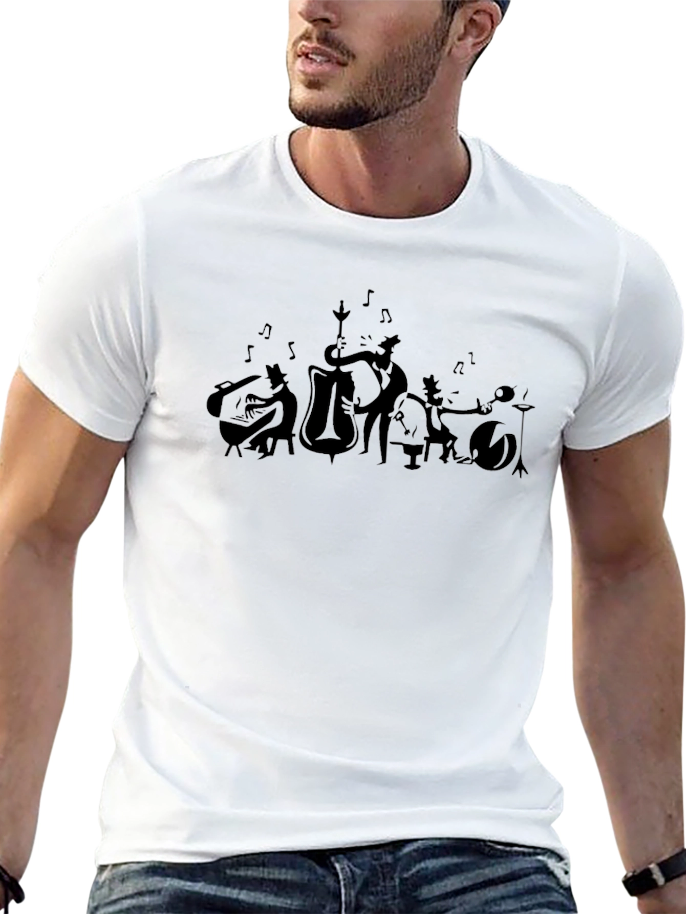Black Jazz Band T-Shirt