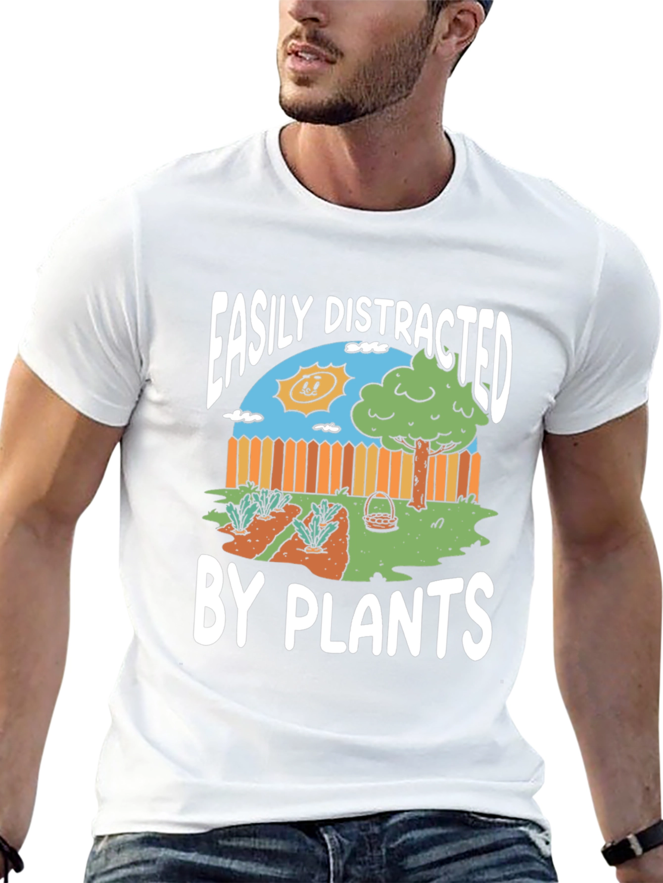Easily Distracted by Plants Graphic Tee