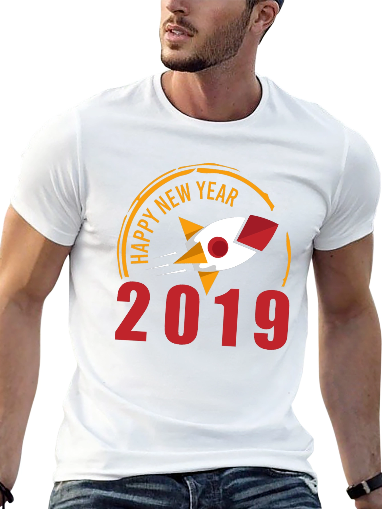 Happy New Year 2019 Rocket T-Shirt