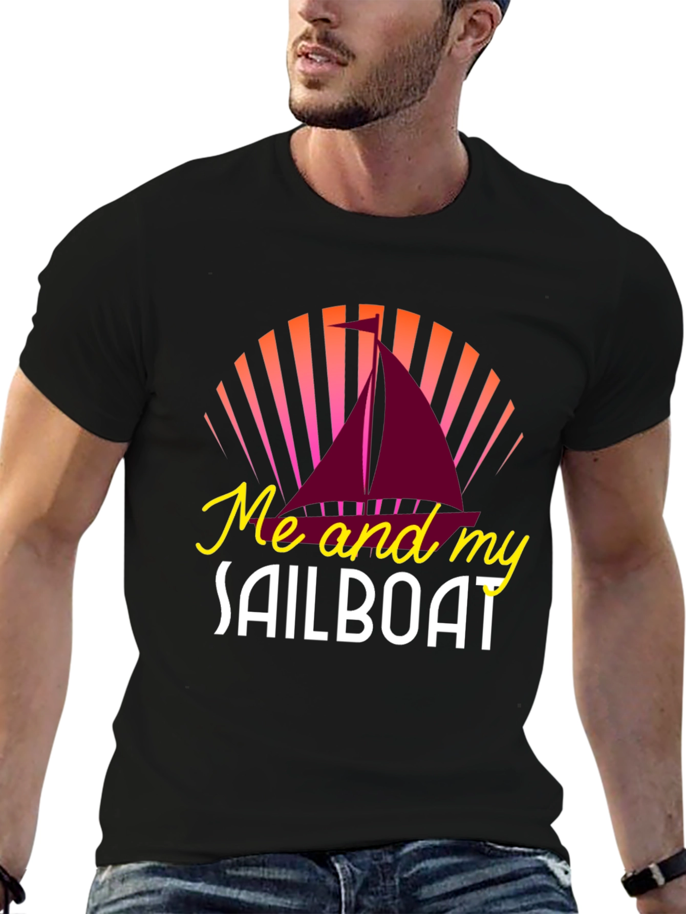 Me and My Sailboat Graphic T-Shirt