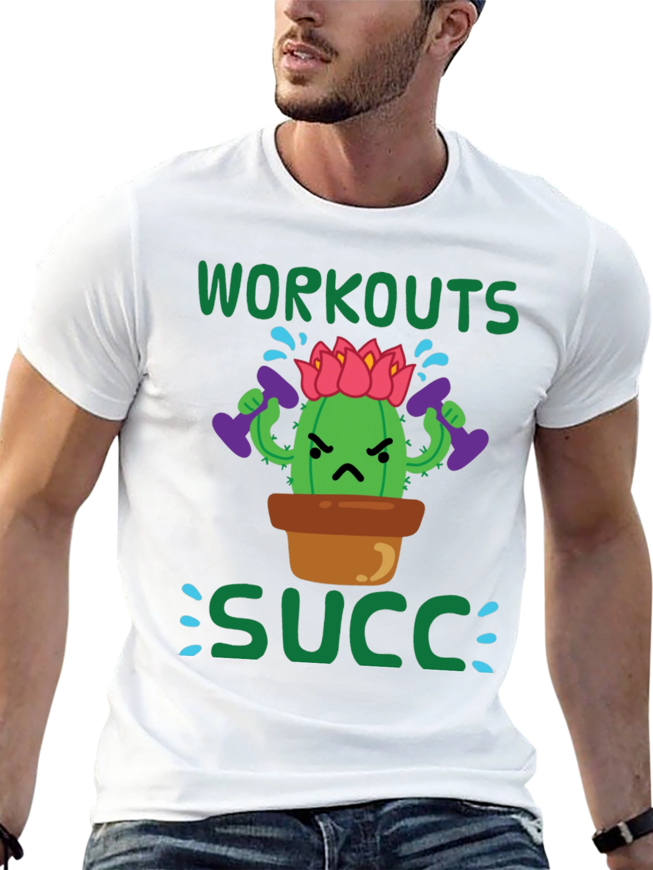 Workouts Succ T-Shirt - Gym Humor