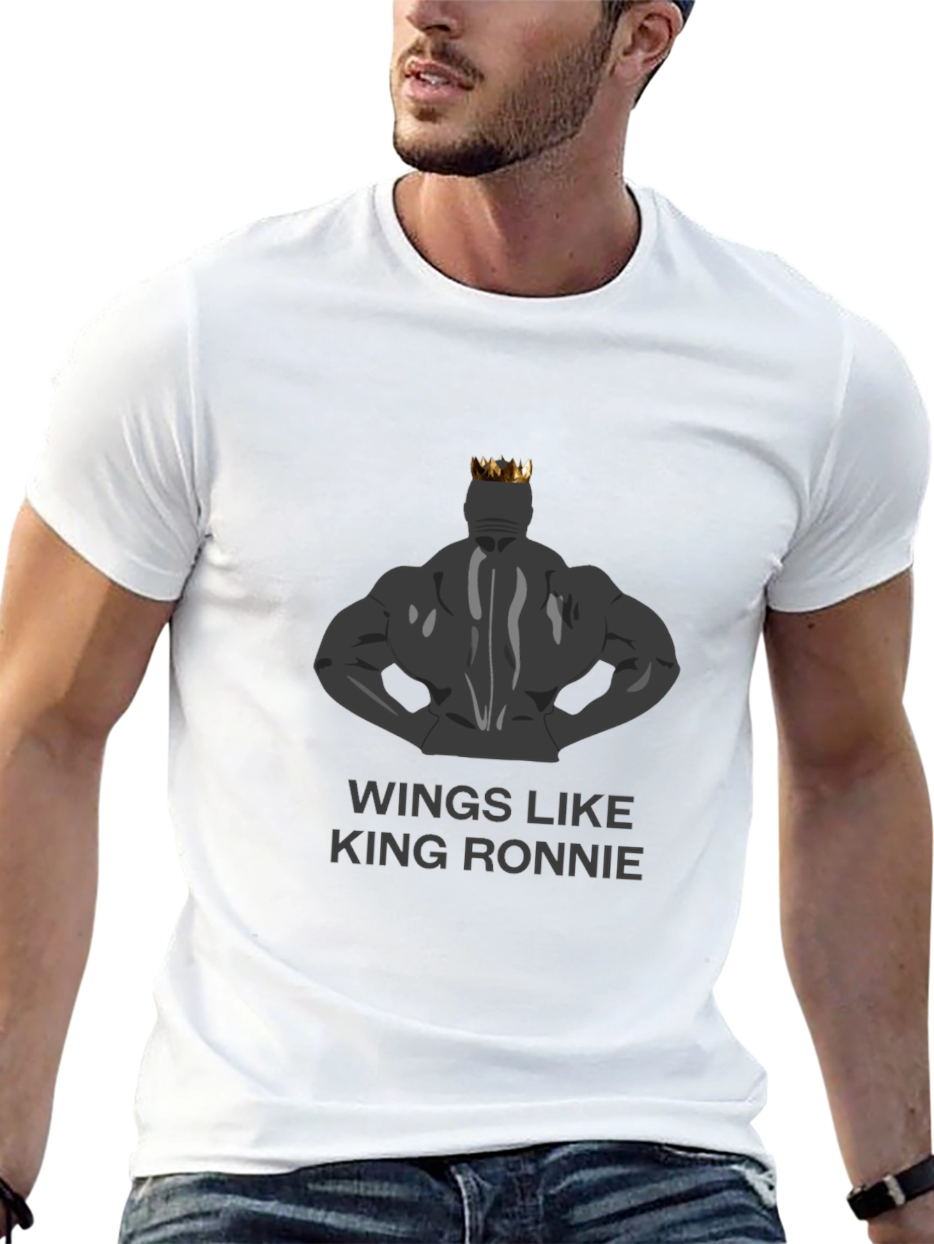 Wings Like King Ronnie Graphic Tee