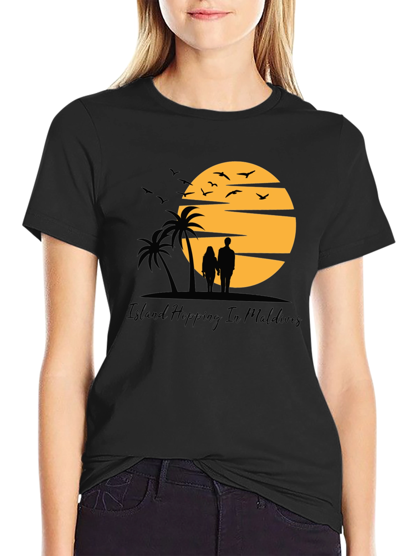 Island Hopping Maldives Graphic Tee