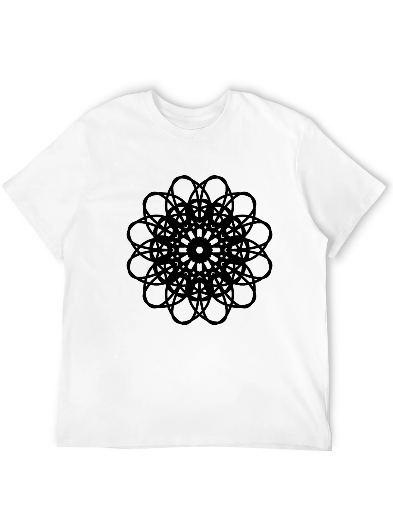 Geometric Black T-Shirt