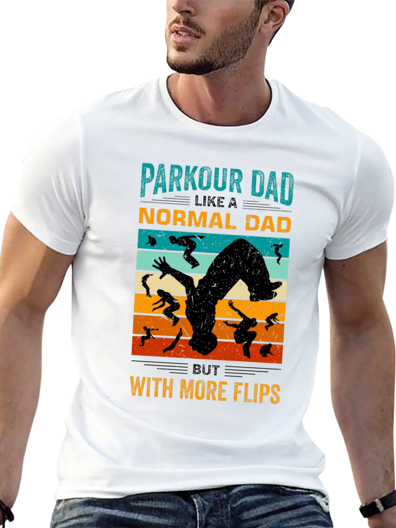 Parkour Dad Graphic T-Shirt