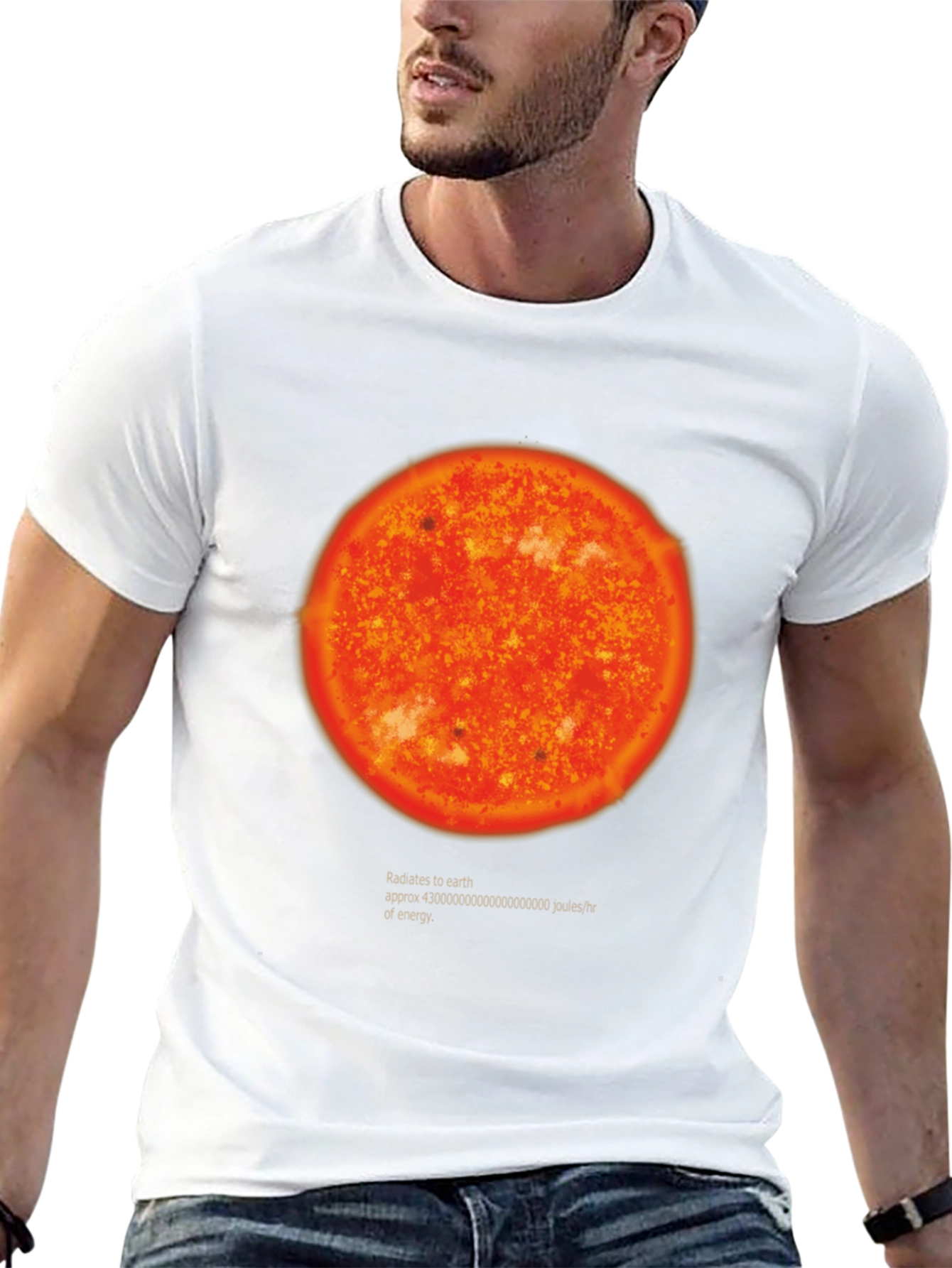 Radiates Energy T-Shirt - Black Graphic Tee