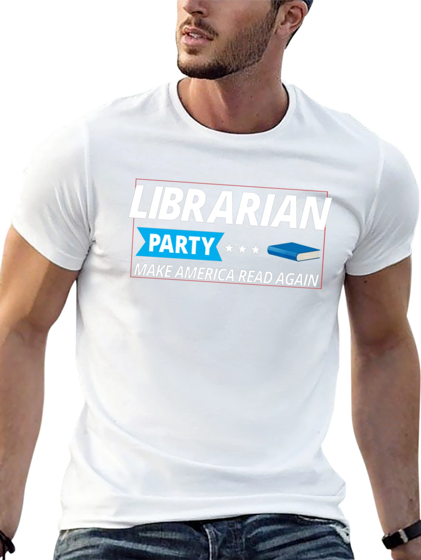 Librarian Party Tee - Make America Read Again