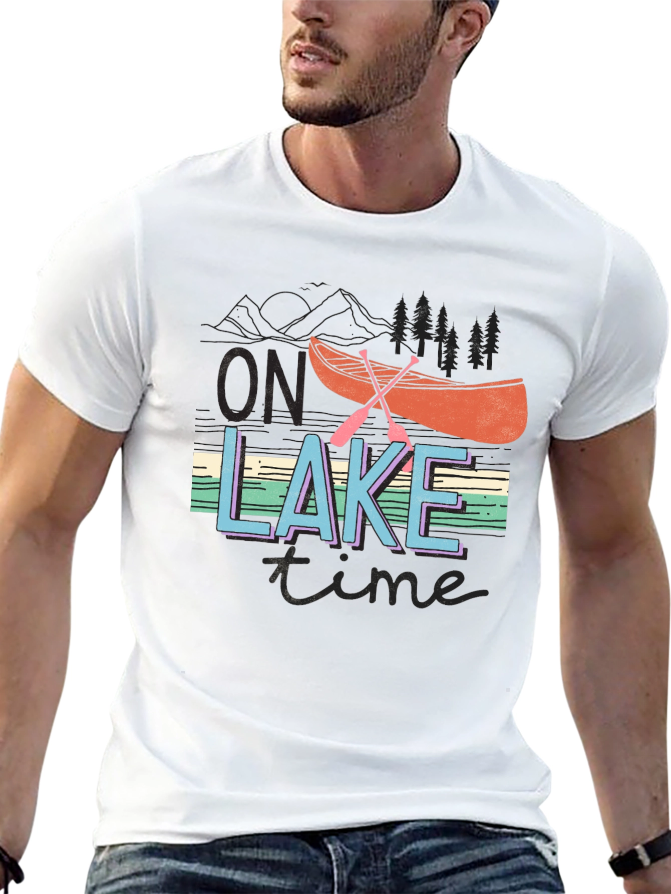 Lake Time Graphic Tee