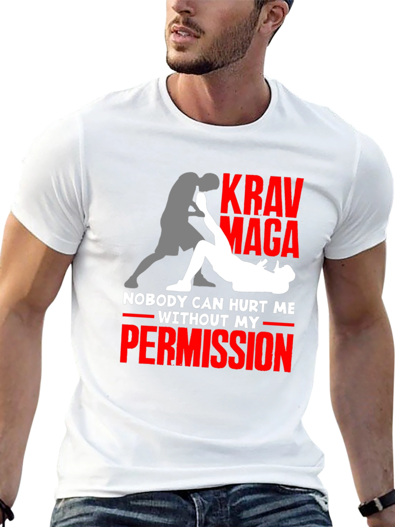 Krav Maga Permission T-Shirt - Self Defense Tee