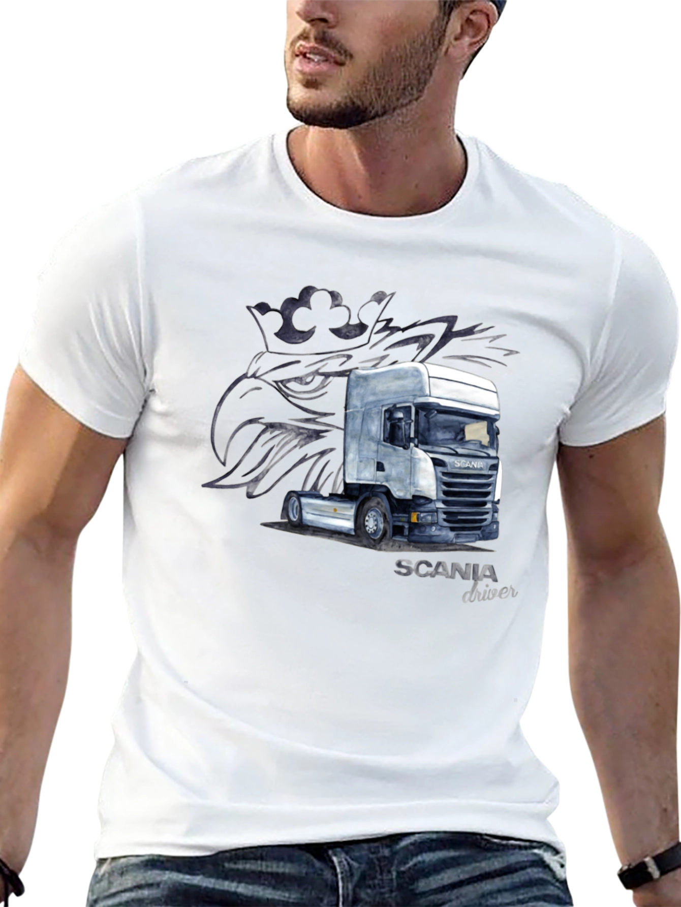 Scania Truck Driver Graphic T-Shirt