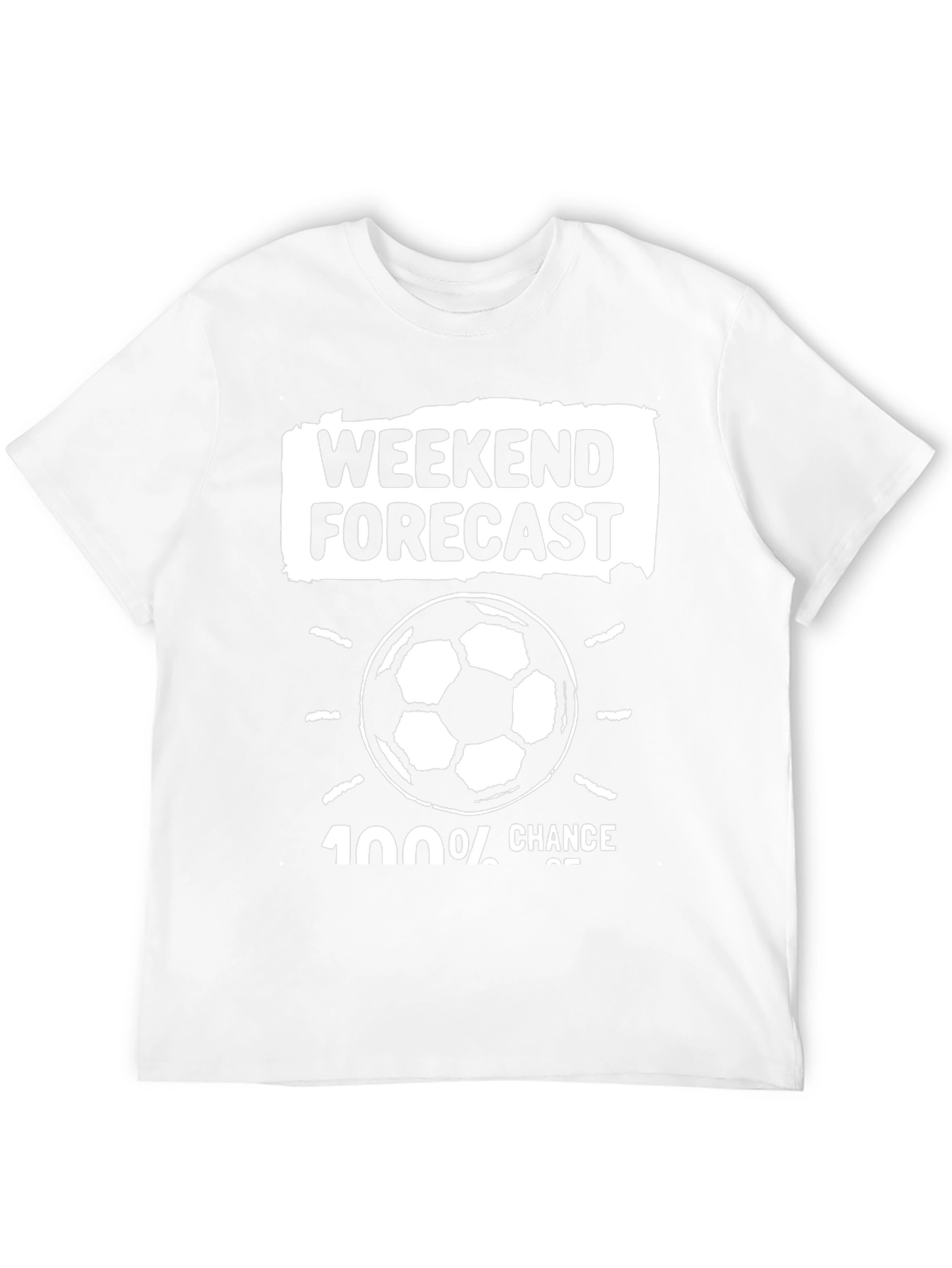 Weekend Forecast Soccer T-Shirt