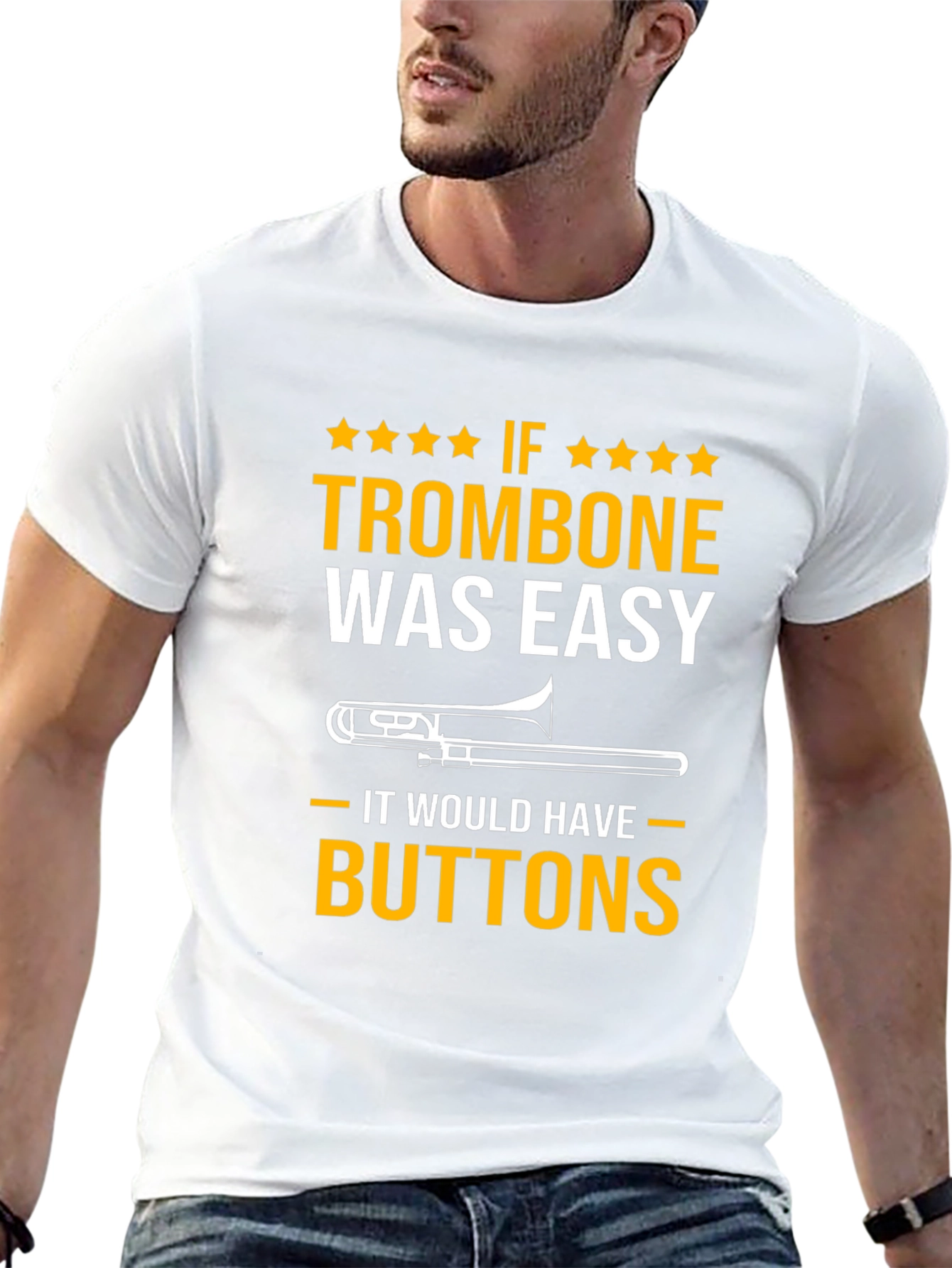 If Trombone Was Easy - Funny Musician T-Shirt