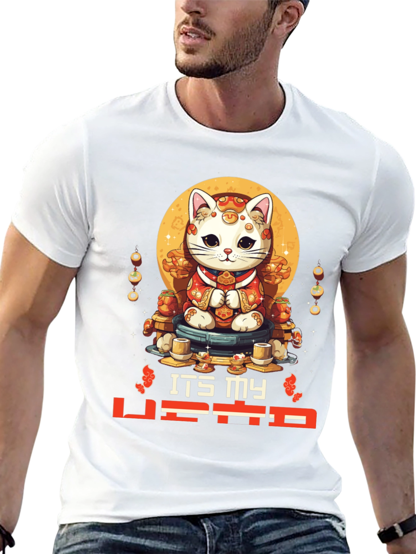 Lucky Cat T-Shirt - Its My Vibe