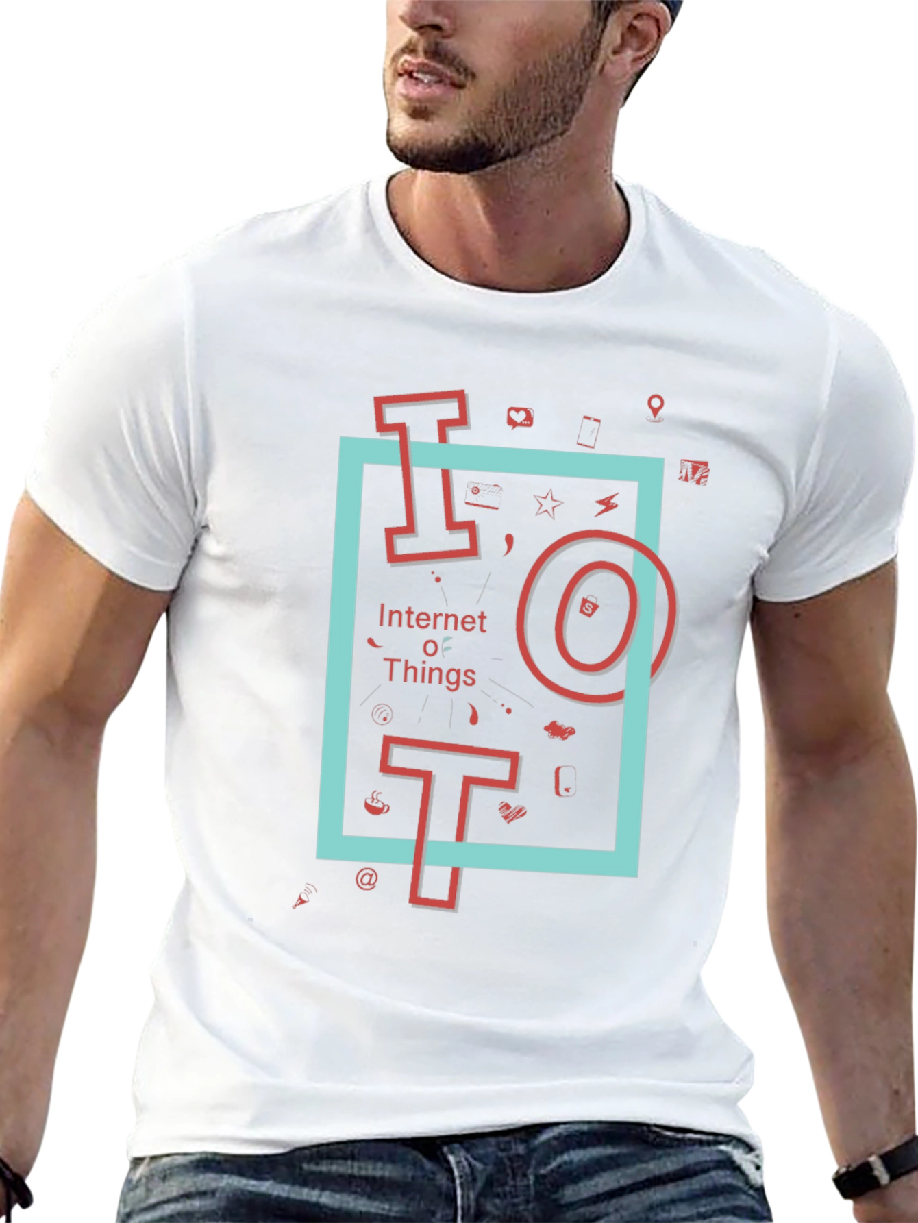 IoT Graphic Print T-Shirt