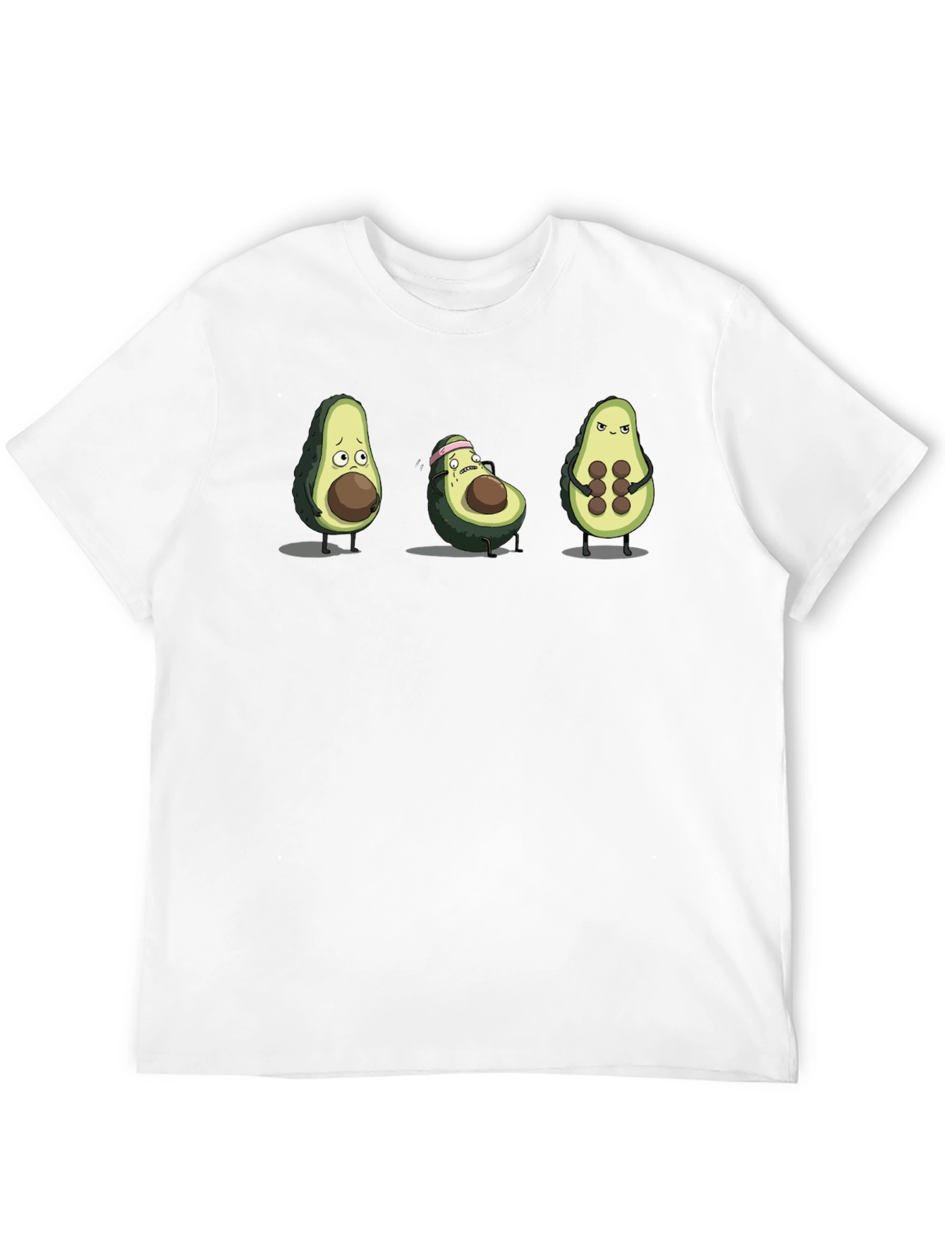 Funny Avocado Gym T-Shirt Workout Tee