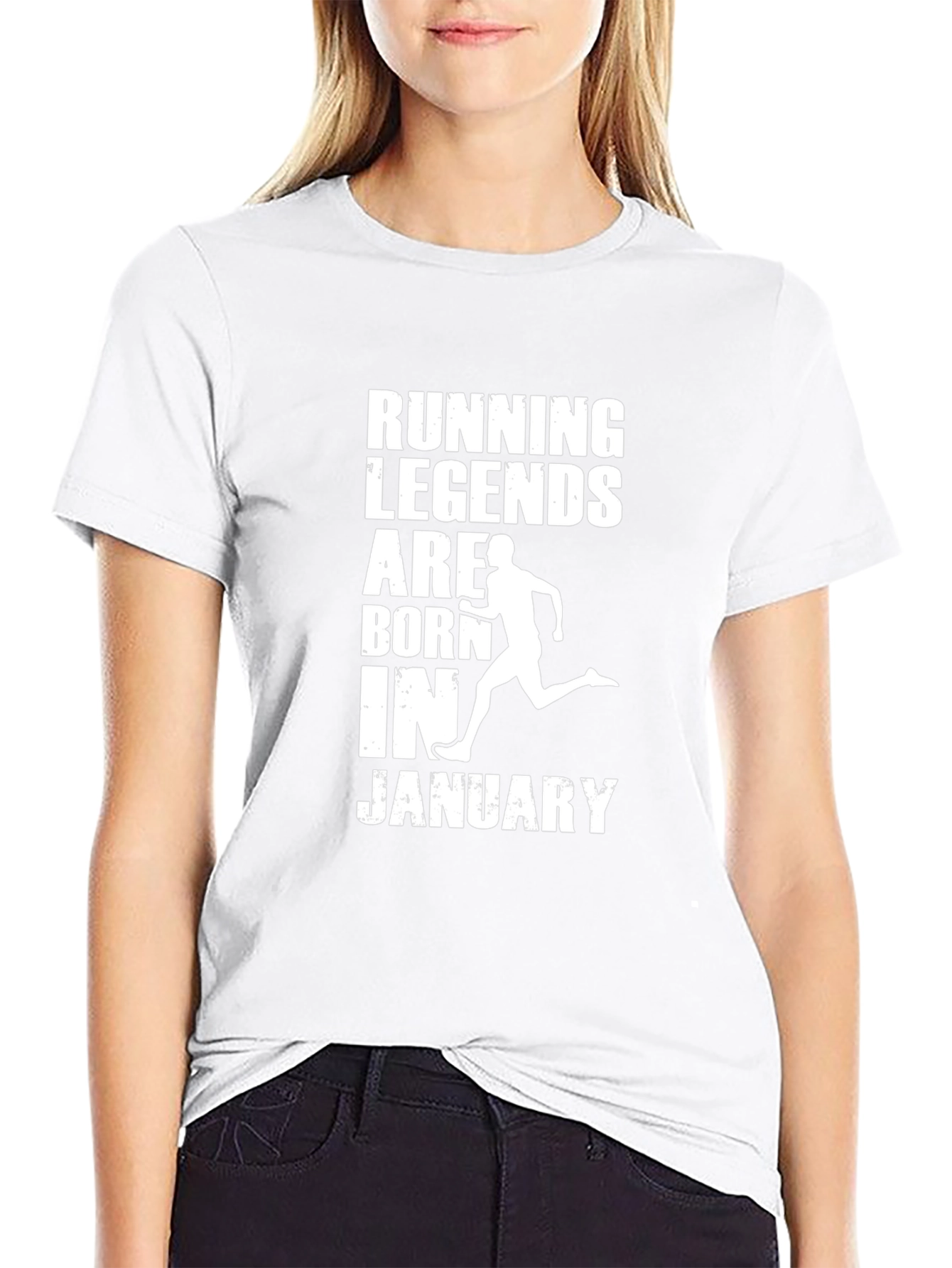 Running Legends Are Born in January T-Shirt