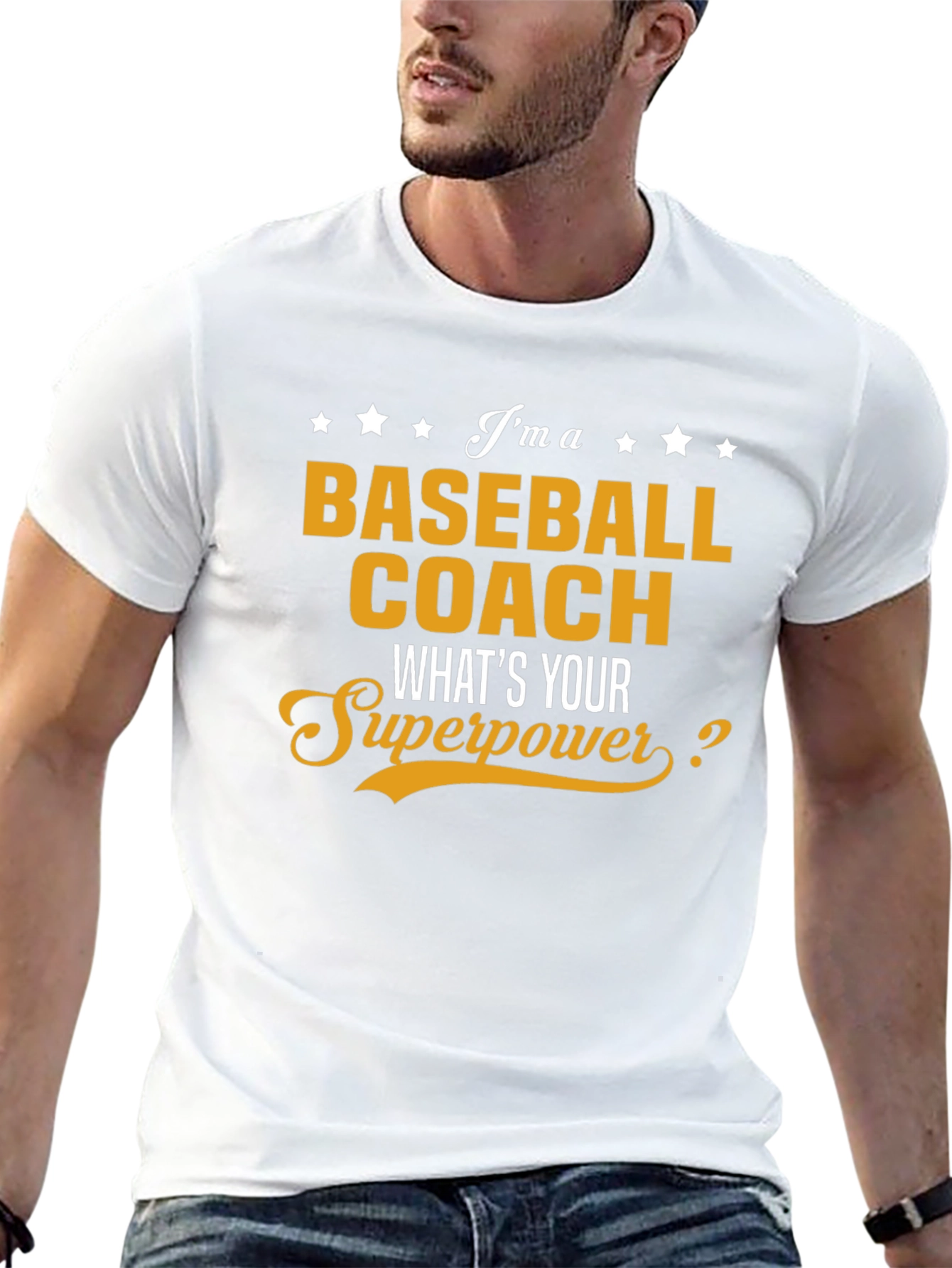 Baseball Coach Superpower T-Shirt
