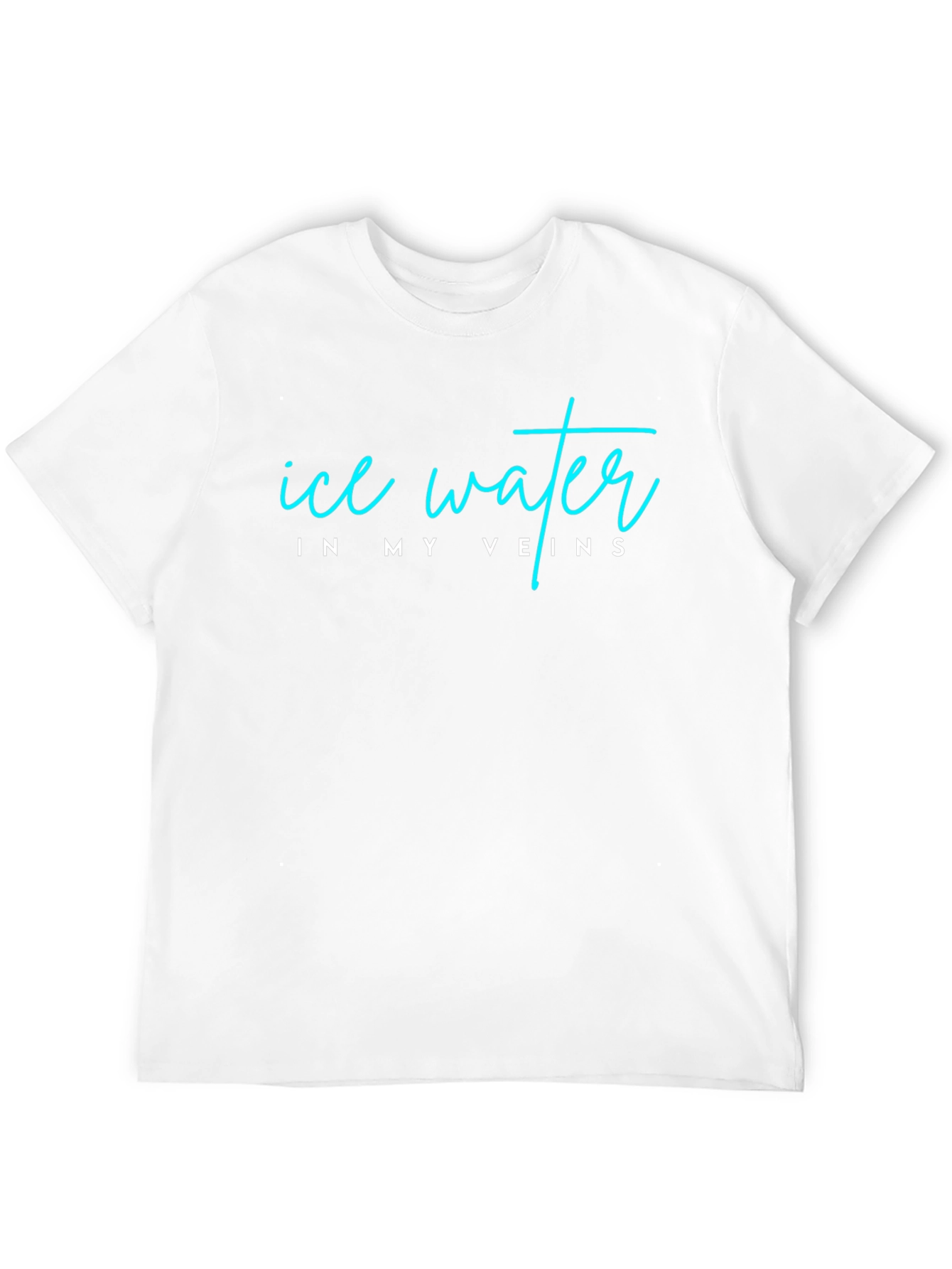Ice Water In My Veins Black T-Shirt
