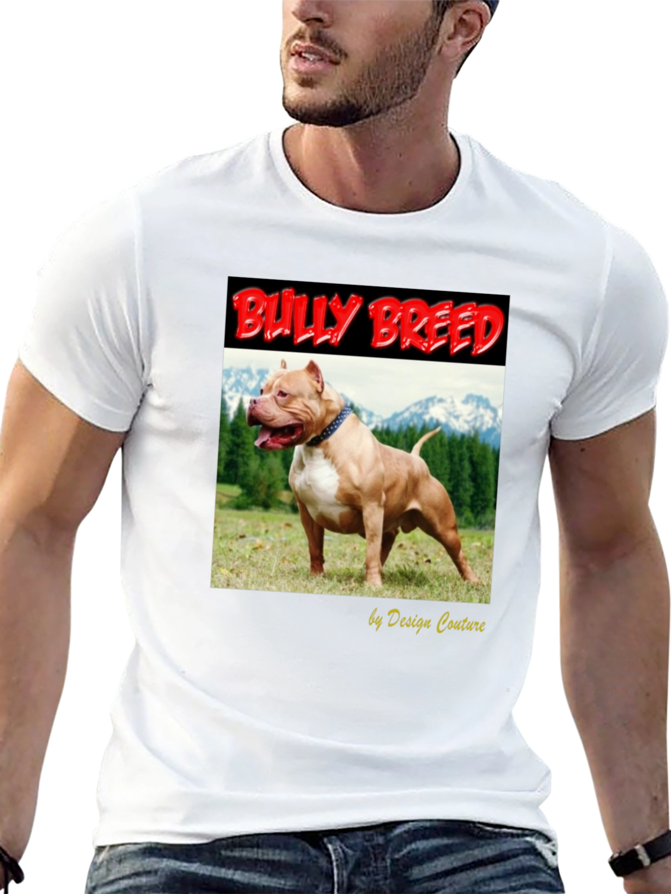 Bully Breed Dog Graphic Tee - Design Couture