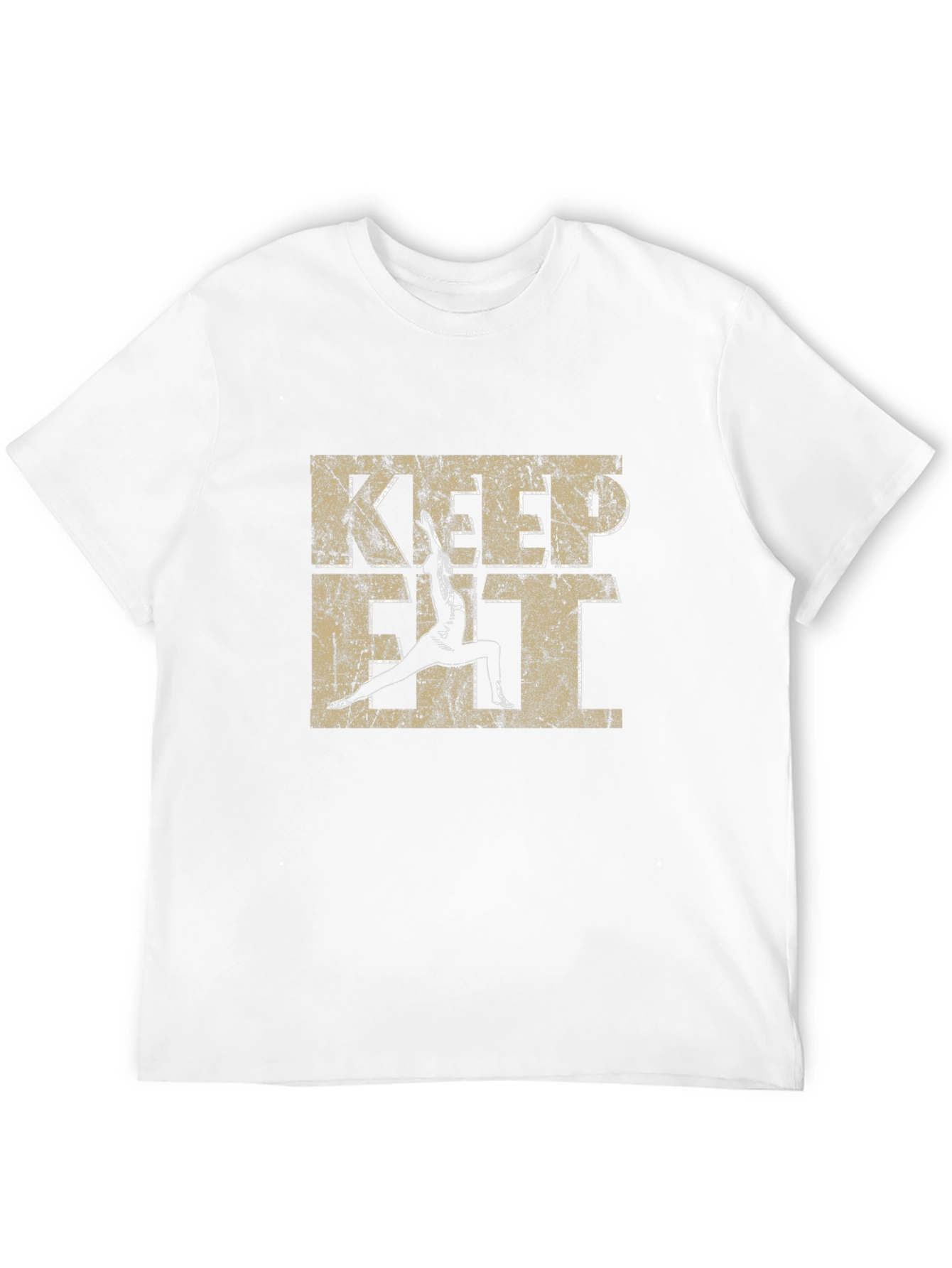 Keep Fit Graphic Tee - Motivational Workout Shirt