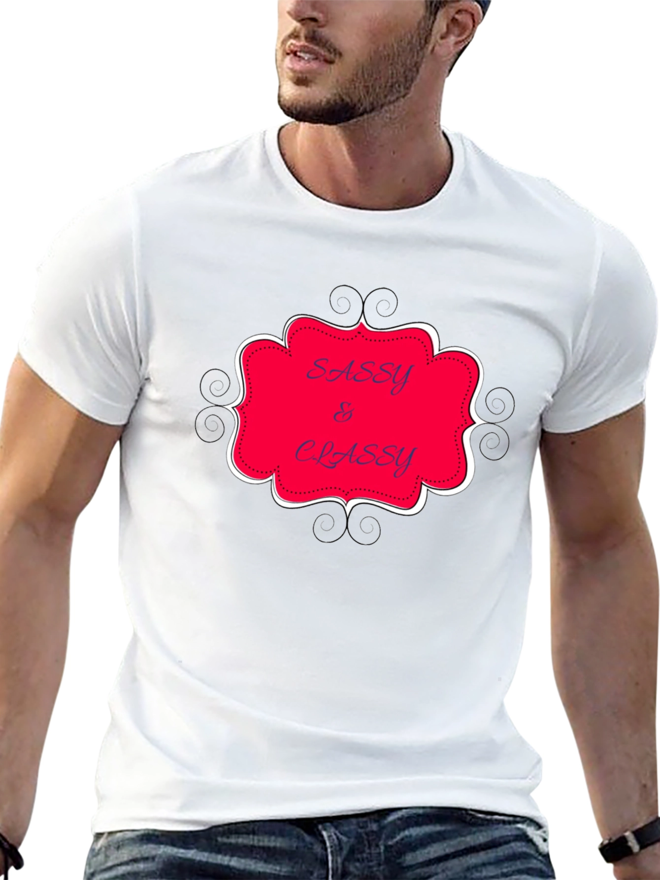 Sassy & Classy Graphic Tee - Stylish Mens T-Shirt