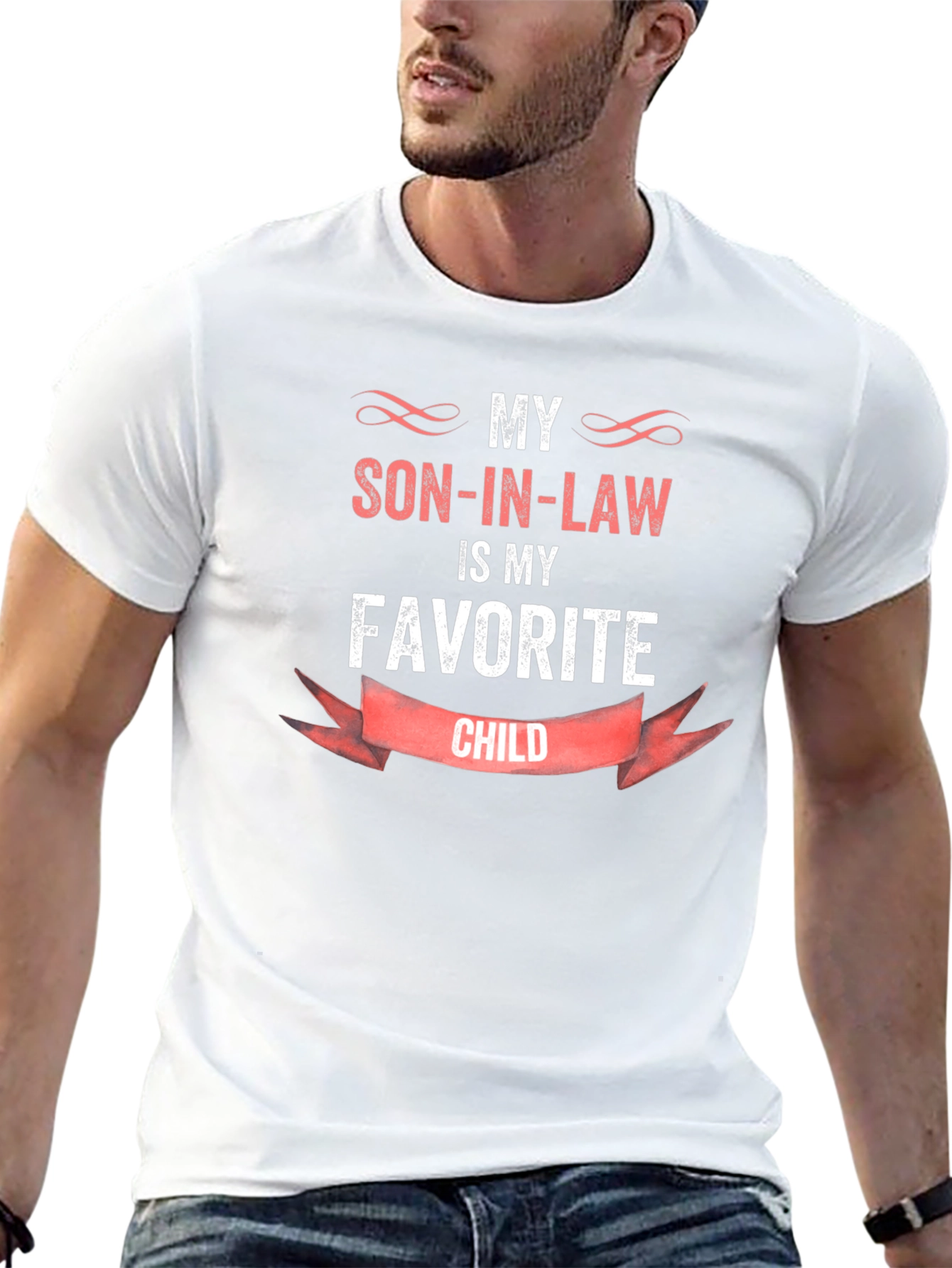 My Son-In-Law Is My Favorite Child Black T-Shirt