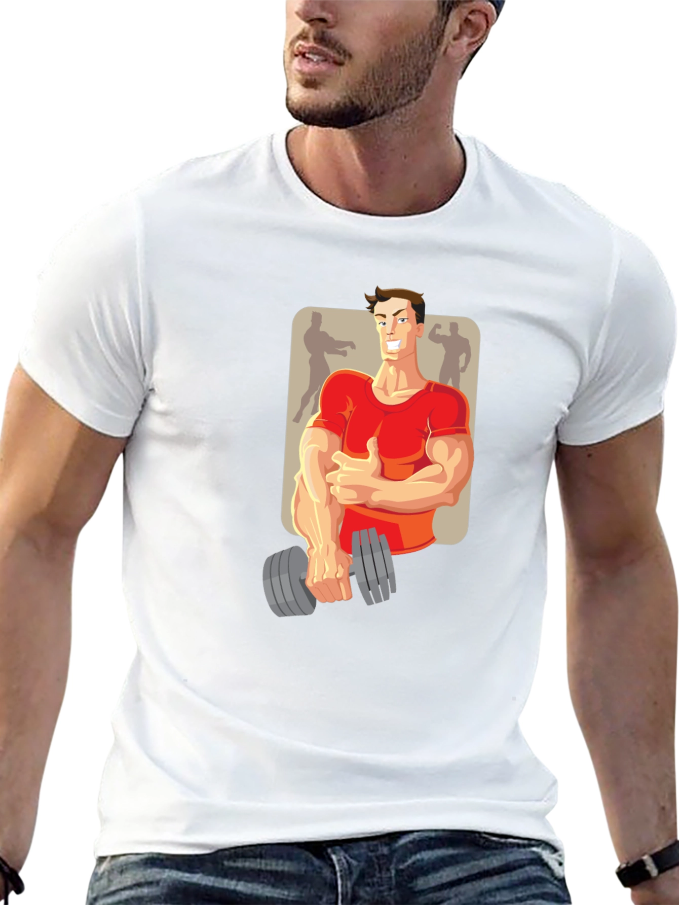 Weightlifter Graphic T-Shirt