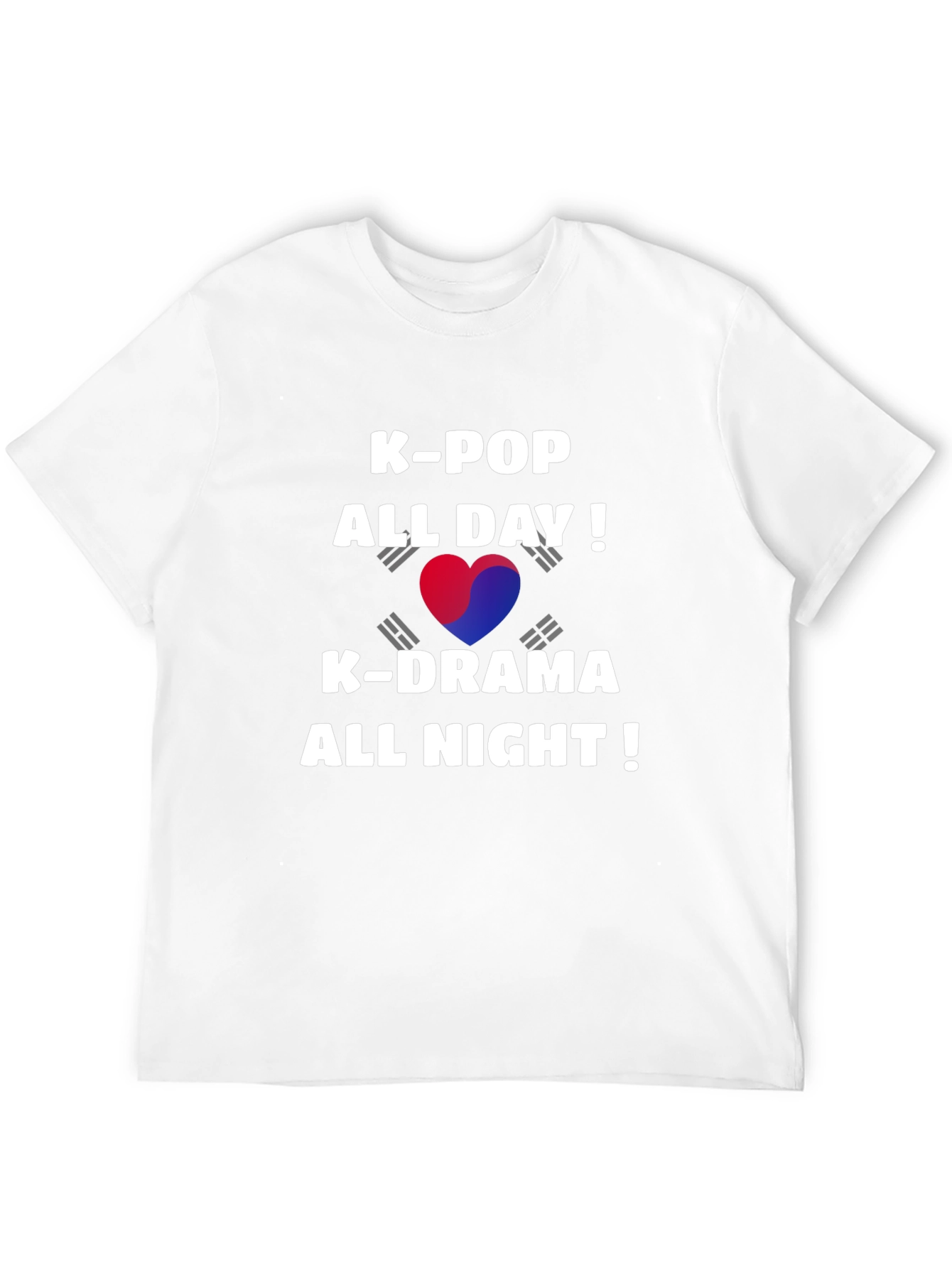 K-Pop All Day K-Drama All Night T-Shirt