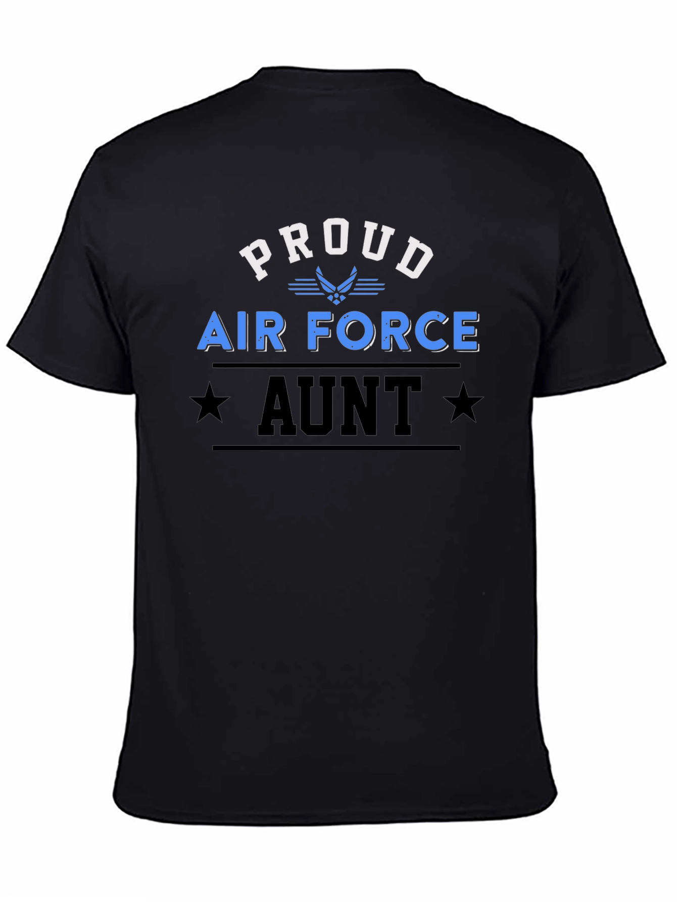 Proud Air Force Aunt Graphic T-Shirt