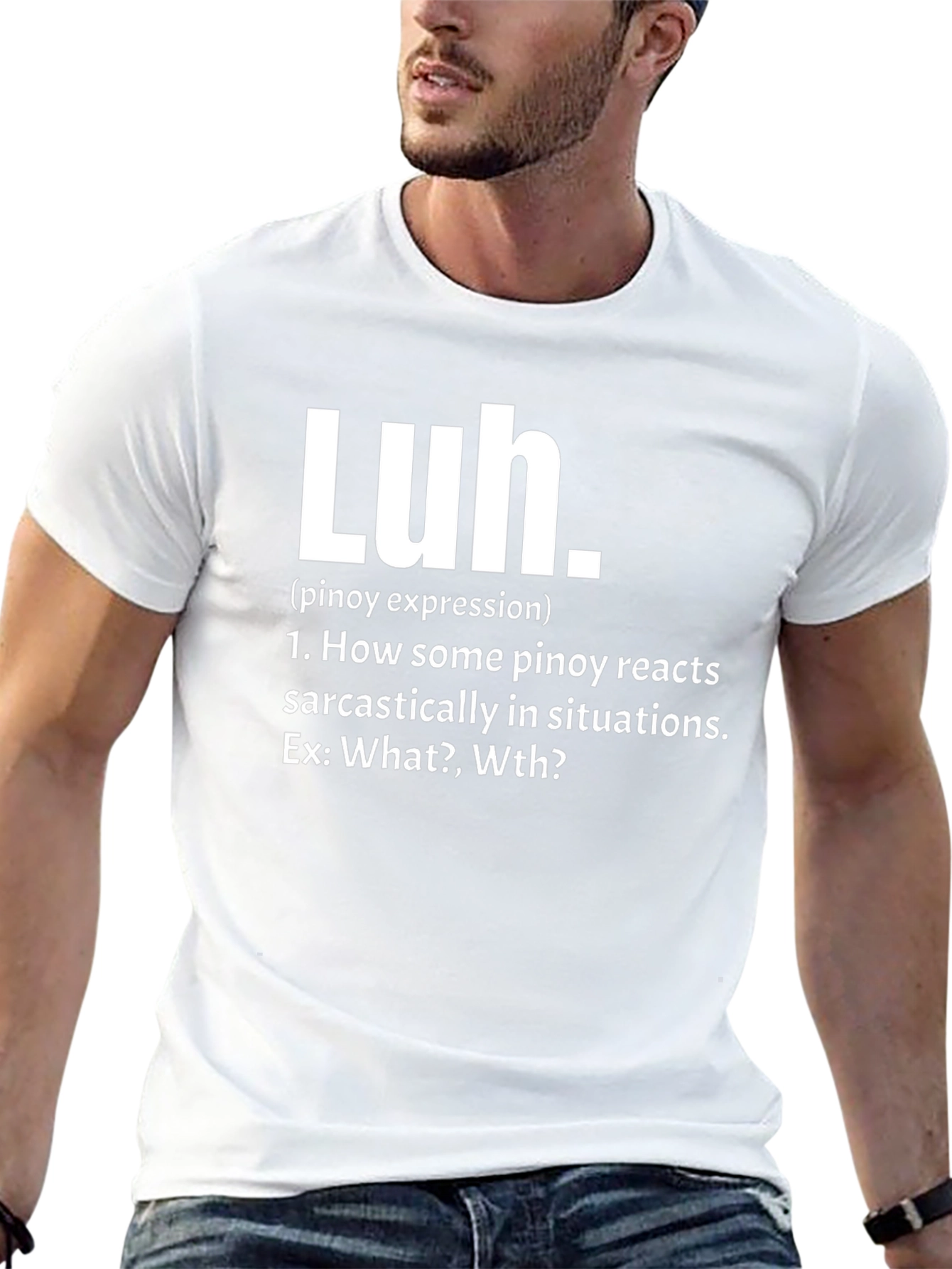 Pinoy Expression Luh Black T-Shirt