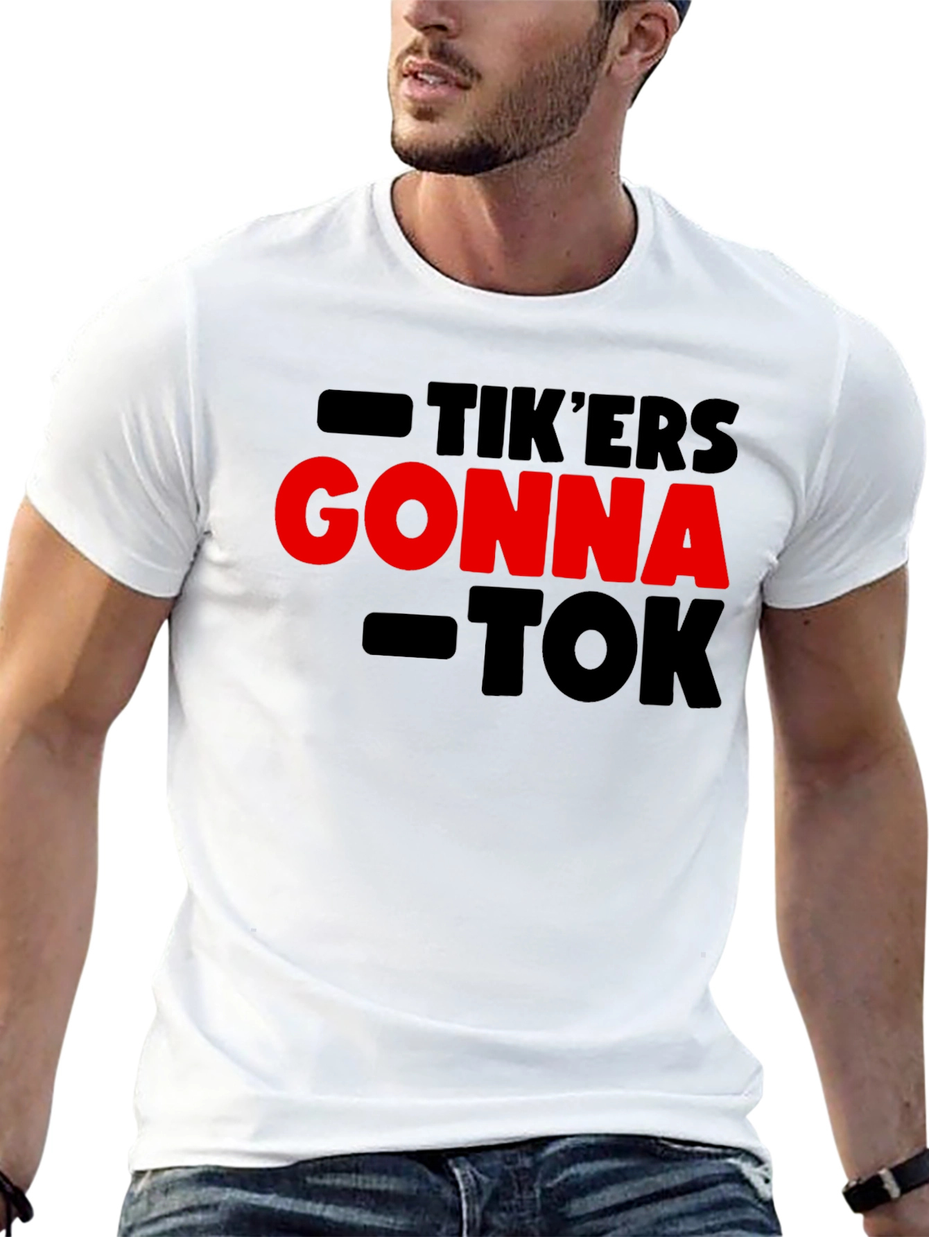 Tikers Gonna Tok T-Shirt - Trendy Statement Tee