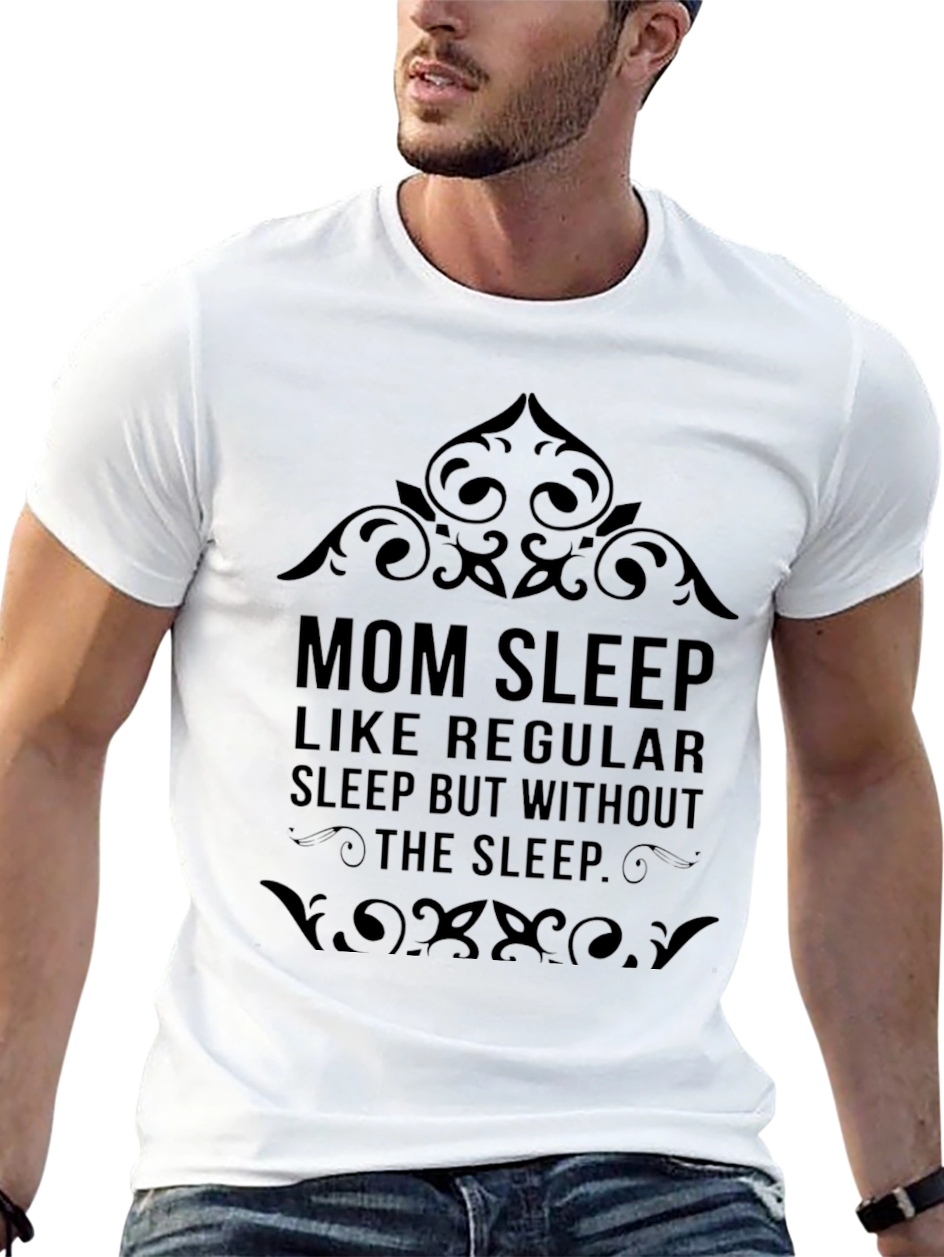 Mom Sleep Funny Graphic Tee