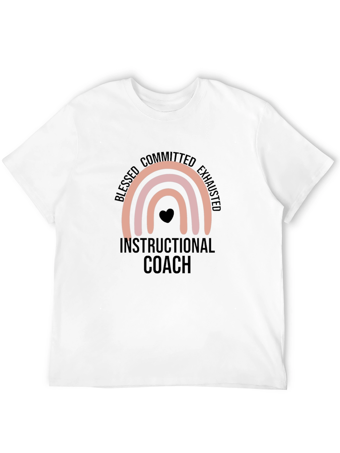 Blessed Instructional Coach Black T-Shirt