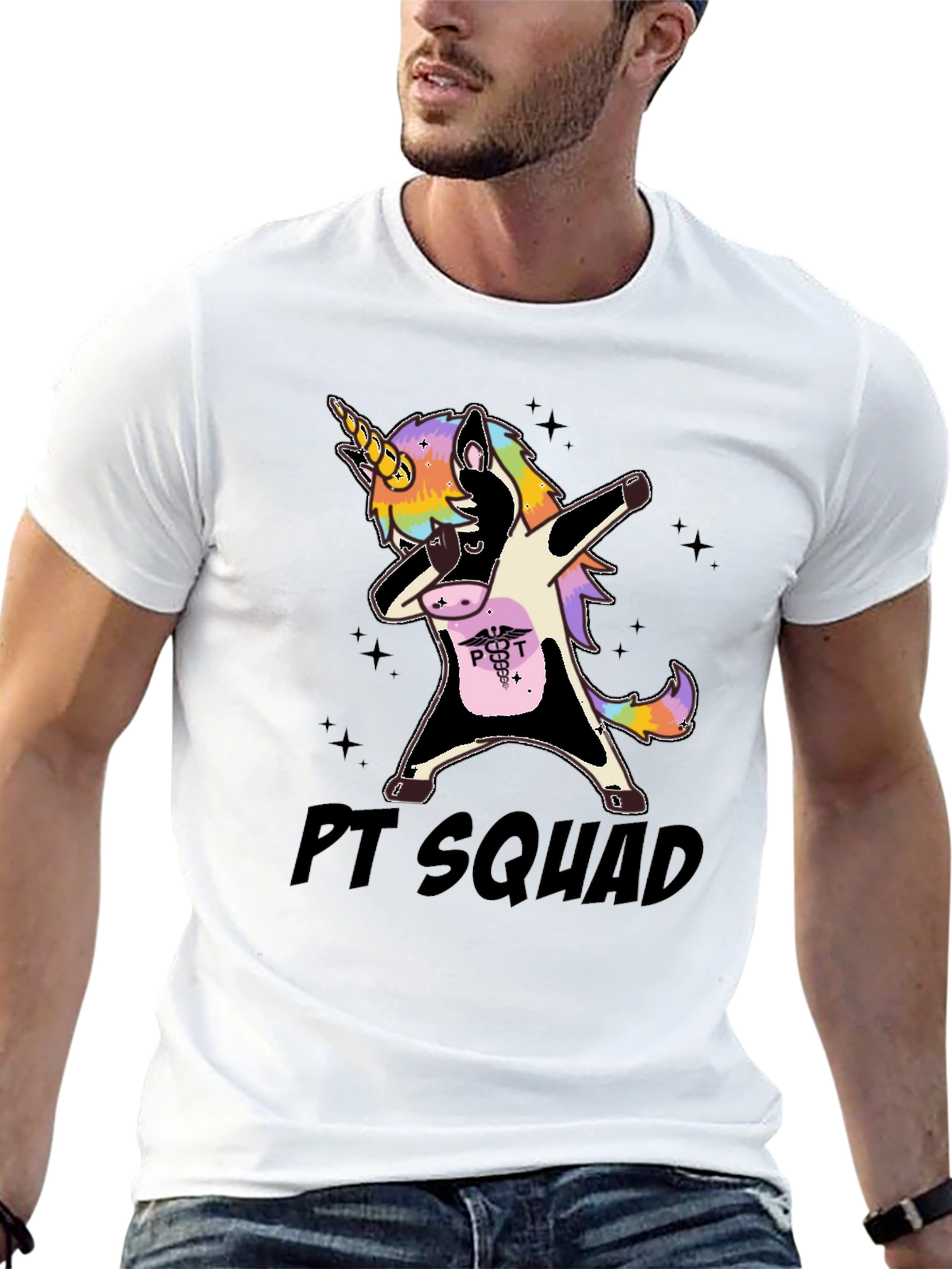 PT Squad Unicorn Dabbing T-Shirt