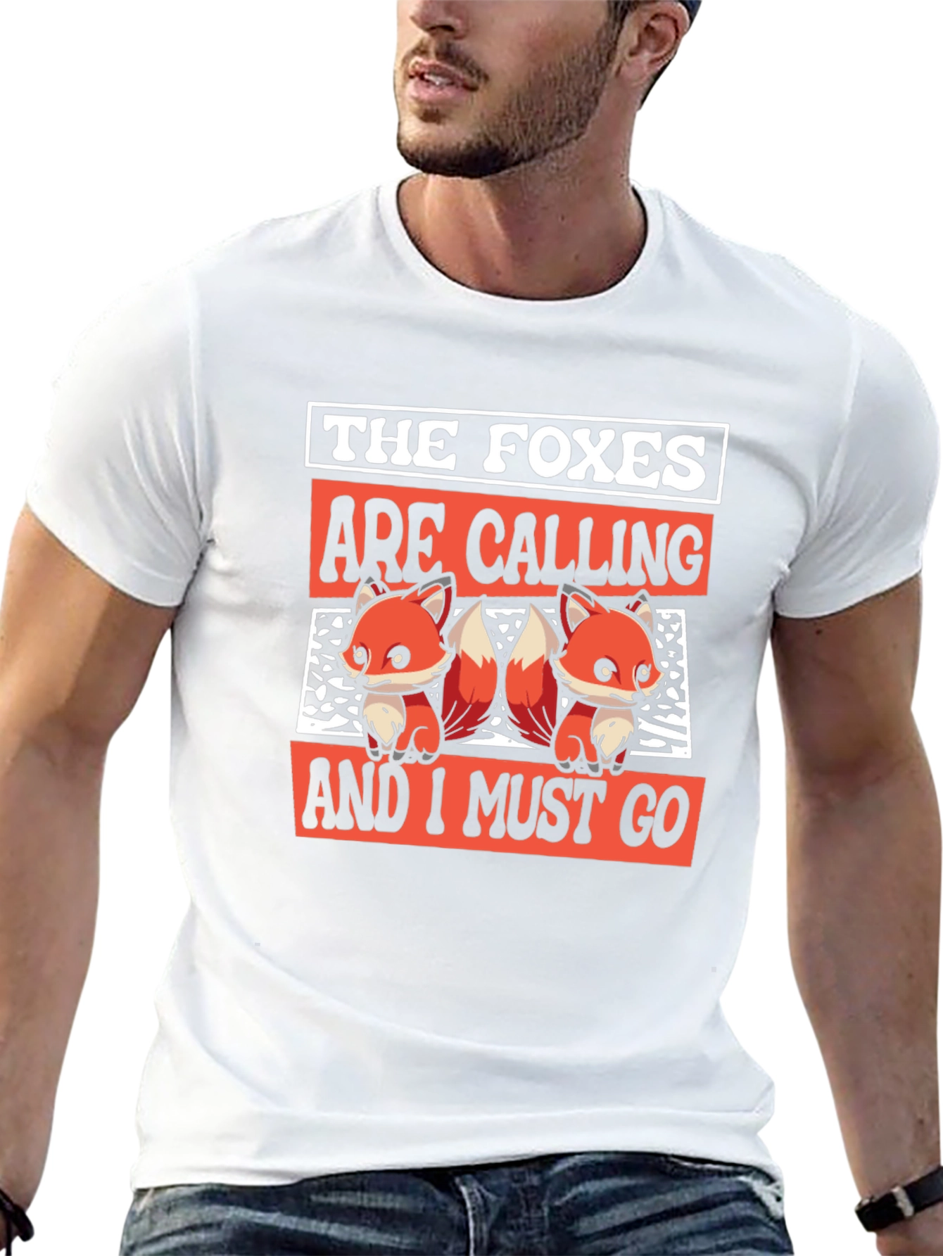 Foxes Calling T-Shirt - Cute Graphic Tee