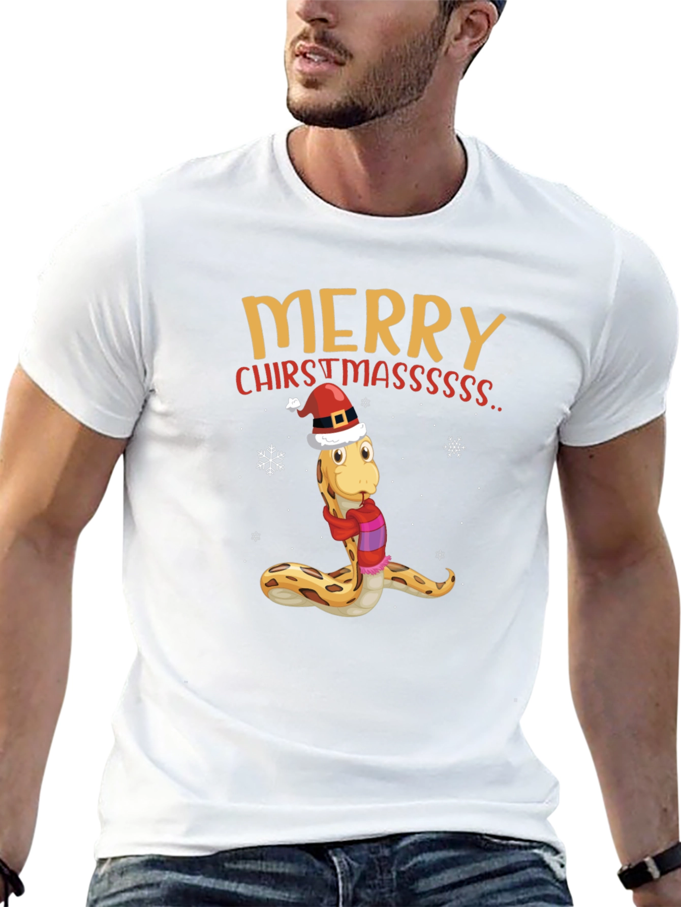 Merry Chirstmasssss Snake T-Shirt