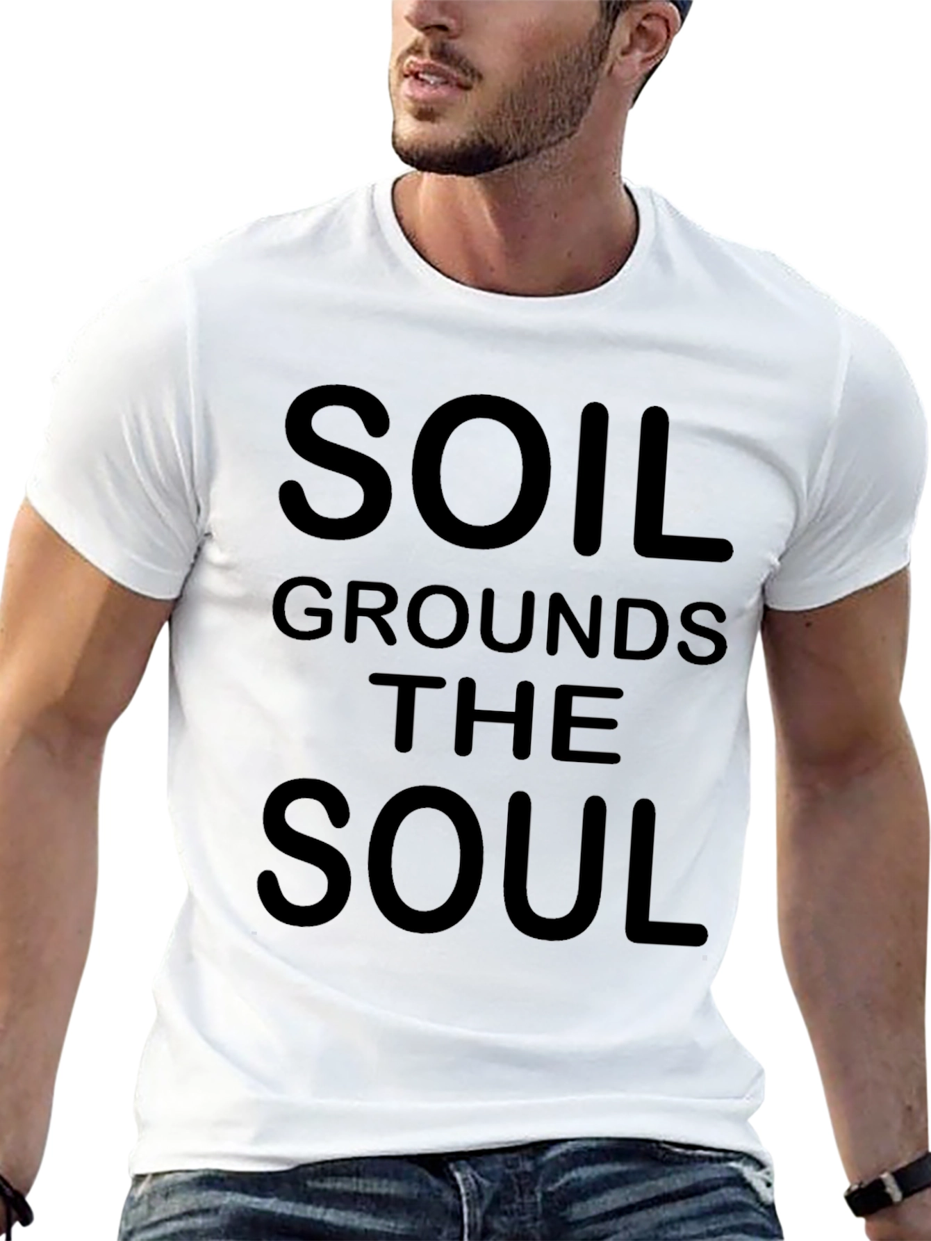 Soil Grounds the Soul Black T-Shirt