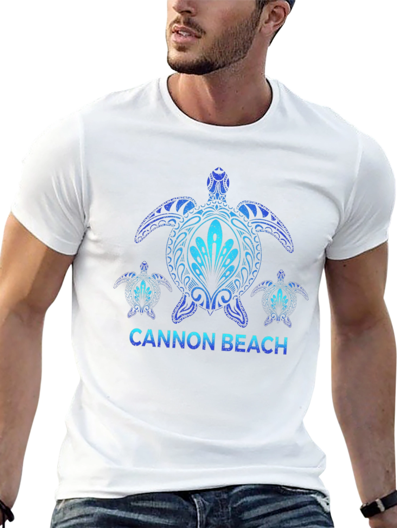 Cannon Beach Turtle Graphic Tee