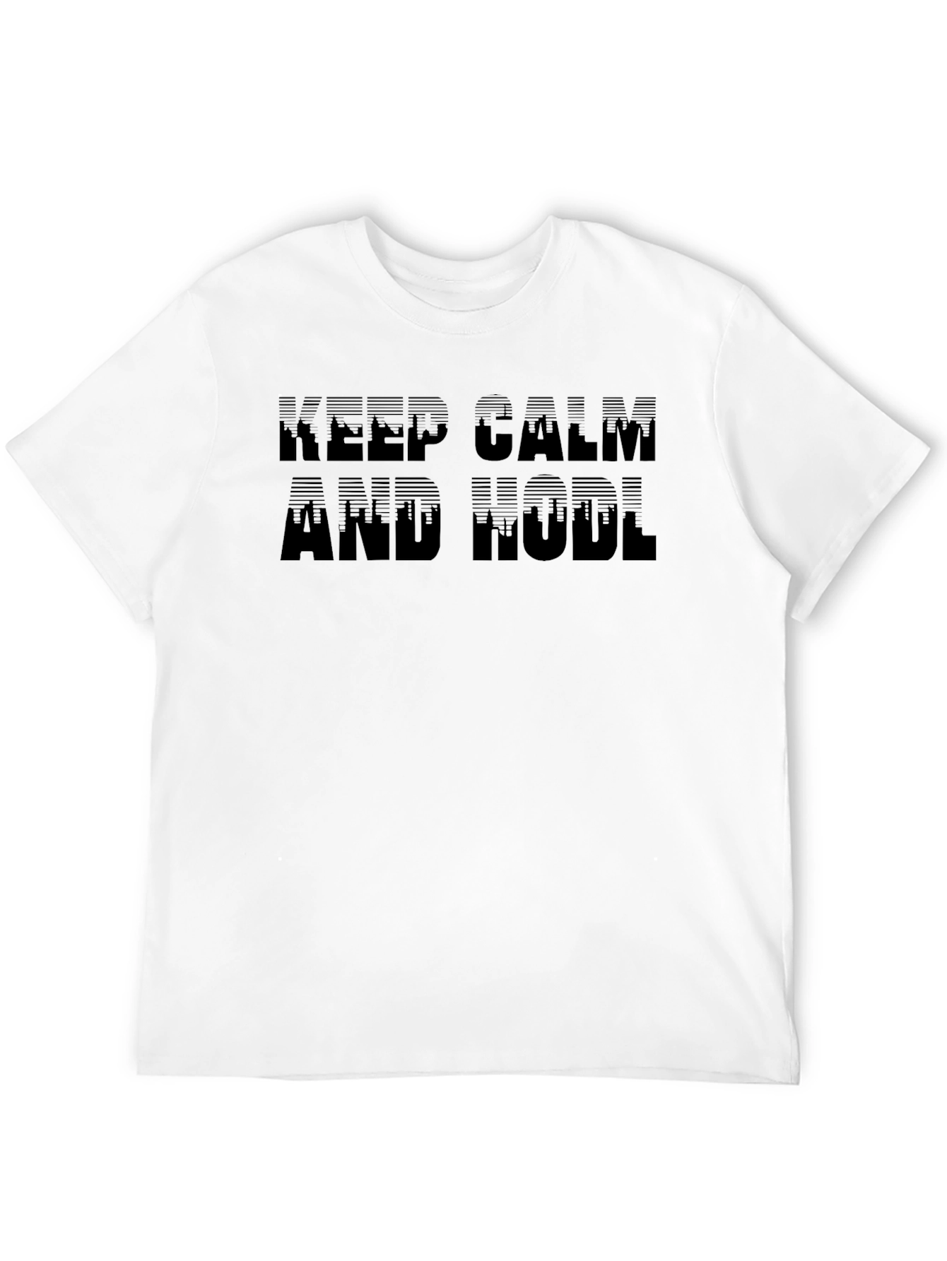 Keep Calm & HODL Black T-Shirt