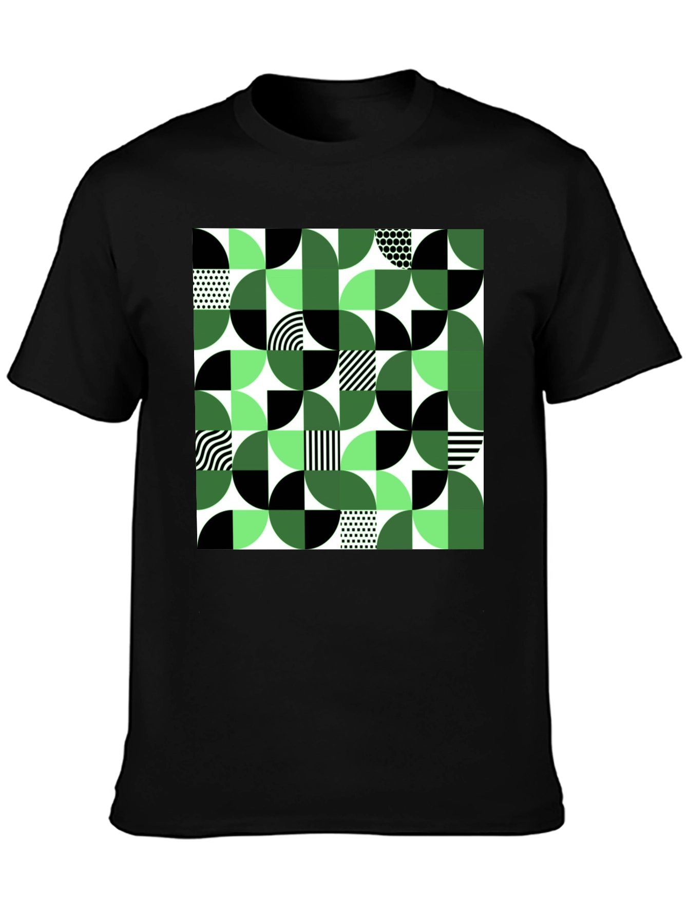 Geometric Pattern T-Shirt - Abstract Design