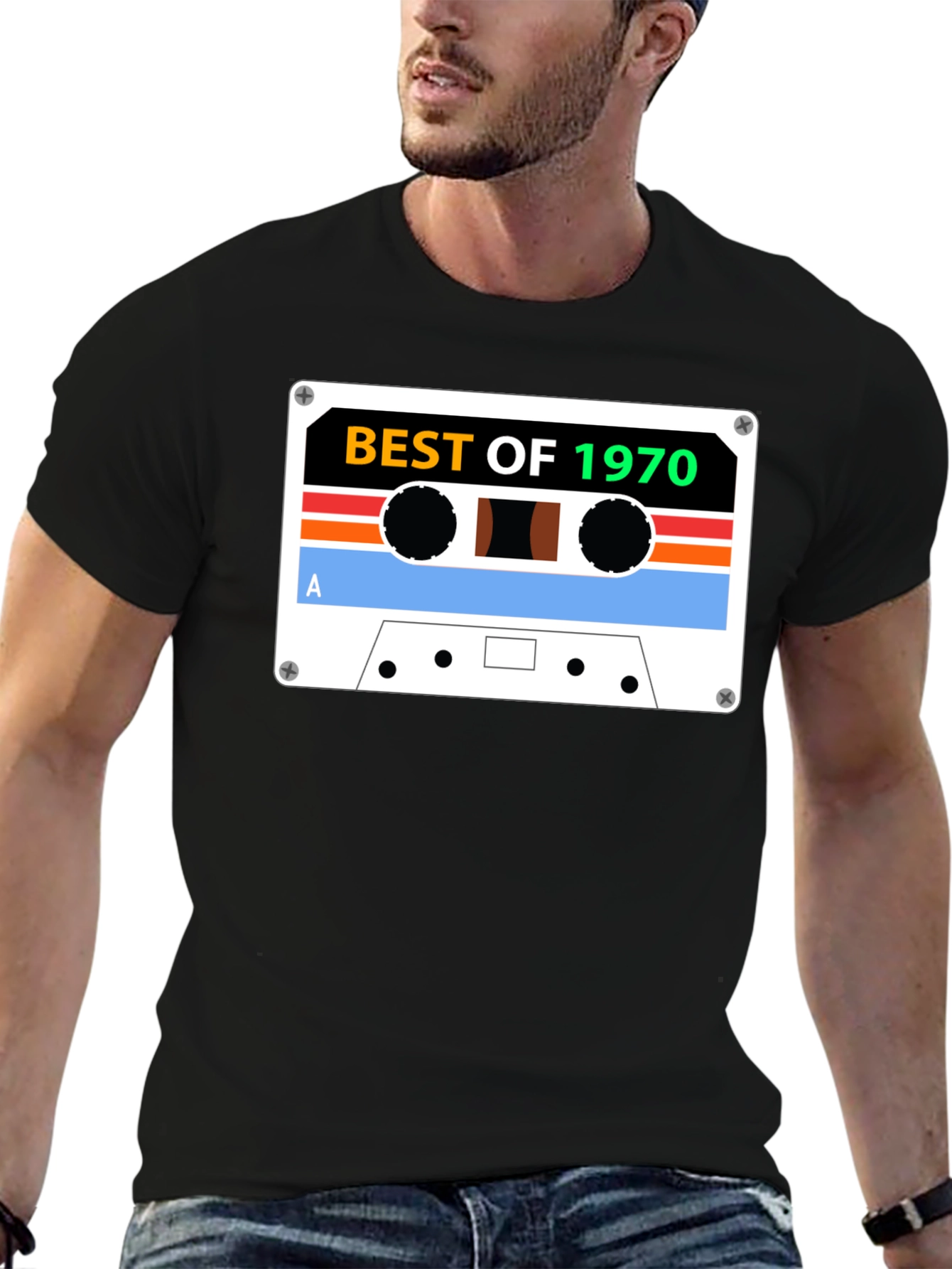 Retro Best of 1970 Cassette T-Shirt