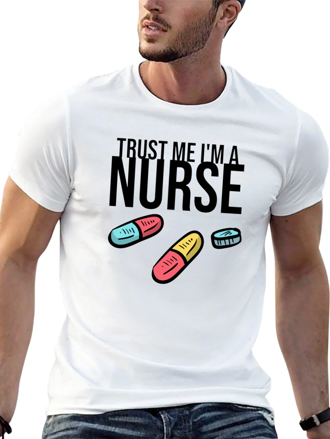 Trust Me Im a Nurse Black T-Shirt