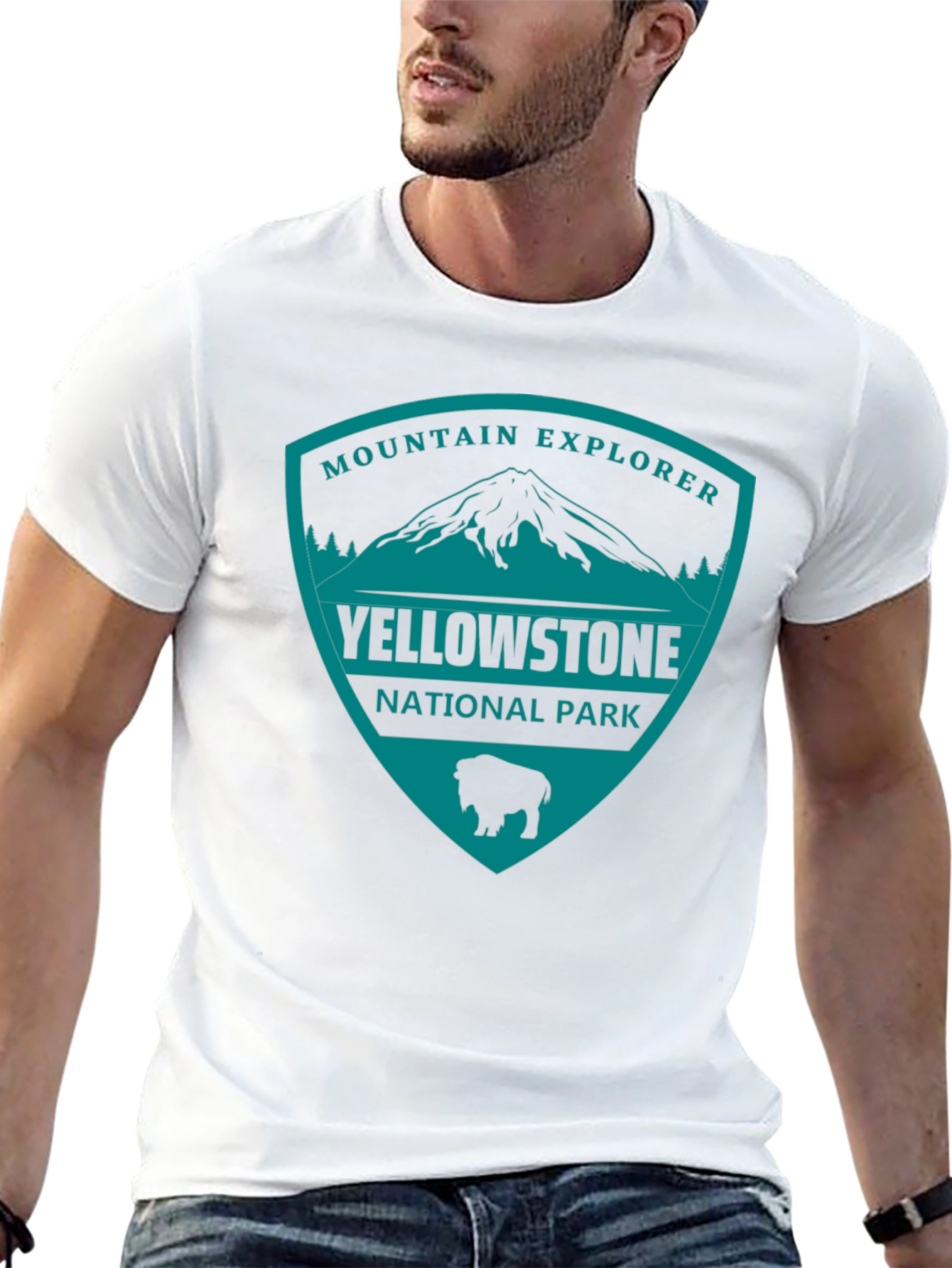 Yellowstone National Park Mountain Explorer T-Shirt