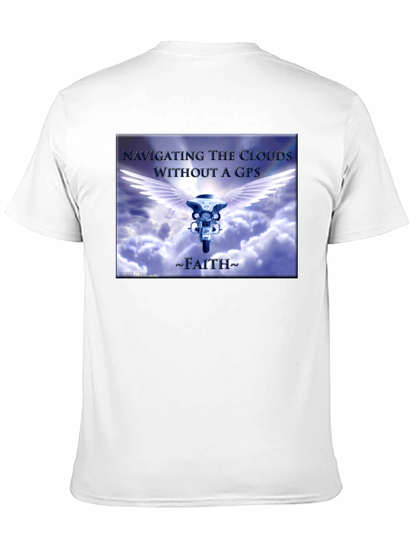 Faith Motorcycle T-Shirt - Navigating Without GPS